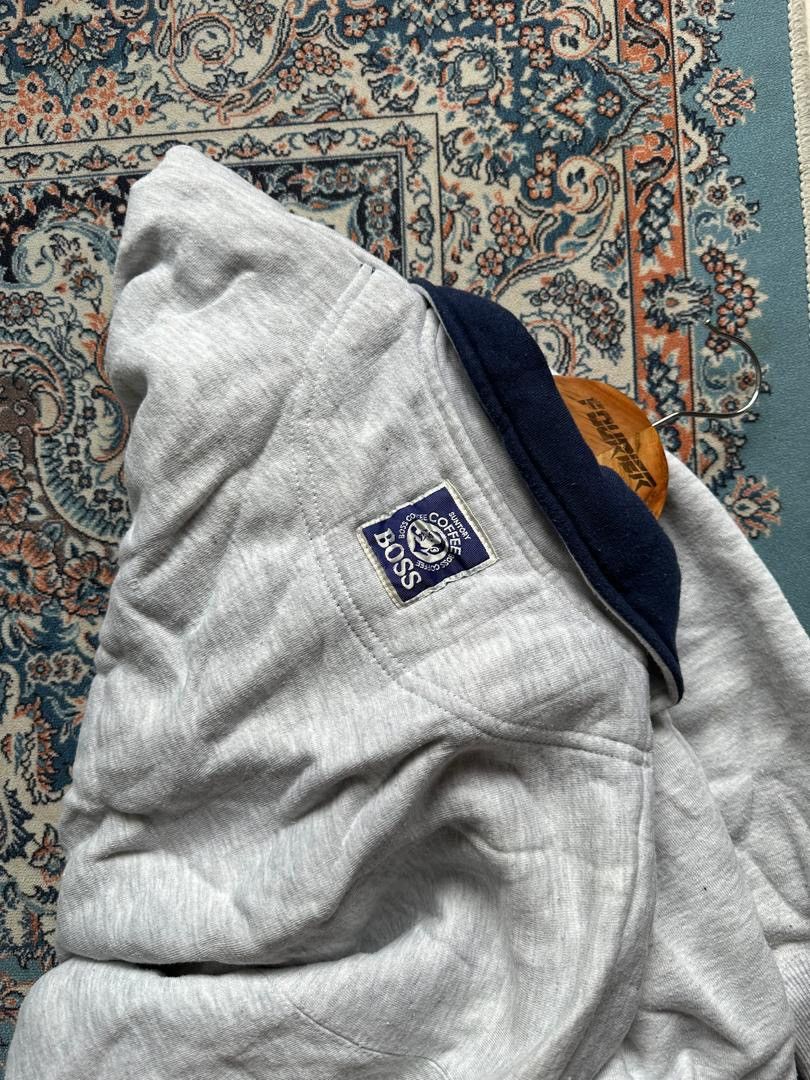 Japanese Brand × Vintage BINTAGE SUNTORY COFFEE BOSS HALFZIPPER Size US M / EU 48-50 / 2 - 3 Thumbnail
