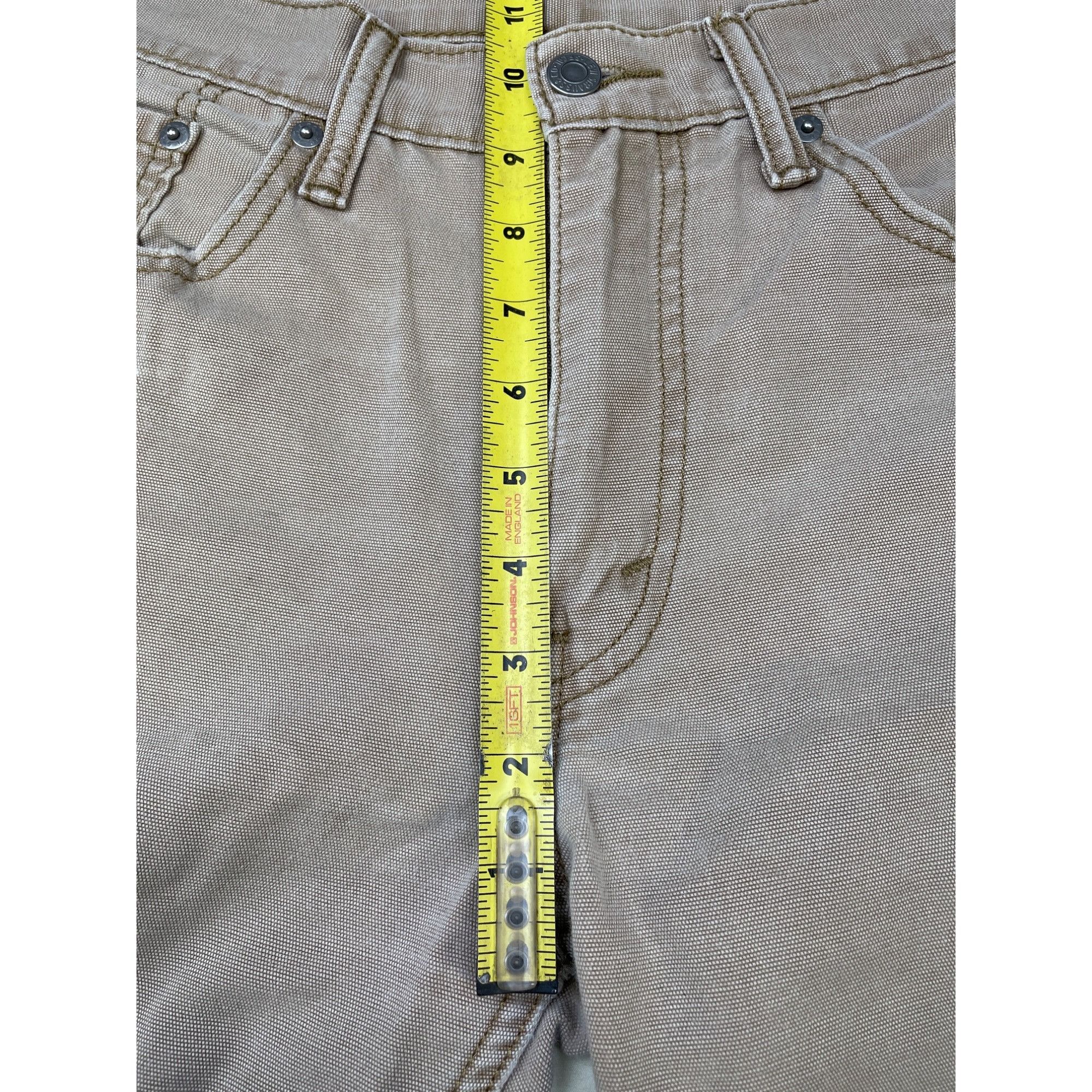 Levi's Levi Strauss Mens Khaki Straight Fit Jens Size 33 x 32 SKU Size US 34 / EU 50 - 5 Thumbnail