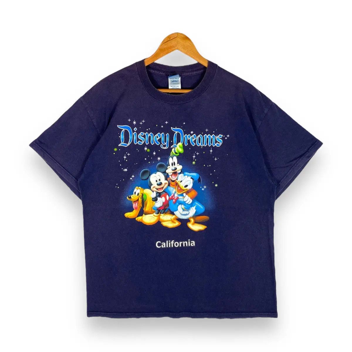 Disney Vintage DISNEY DREAMS CALIFORNIA Cartoon Faded Graphic Tee Size US L / EU 52-54 / 3 - 1 Thumbnail