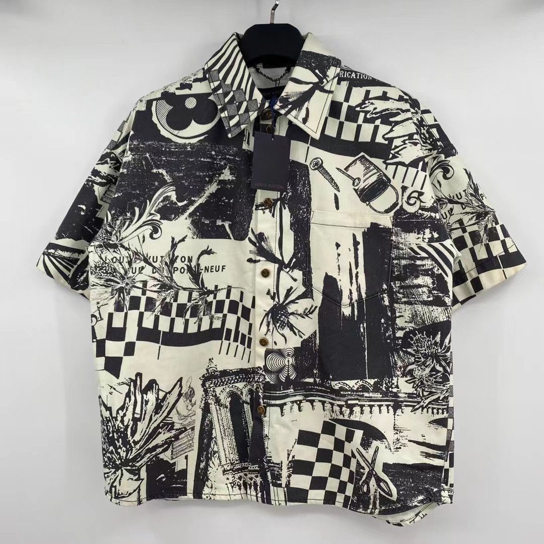 Louis Vuitton Louis Vuitton lv, toolbox, full of patterns, short-sleeved Size US L / EU 52-54 / 3 - 1 Thumbnail