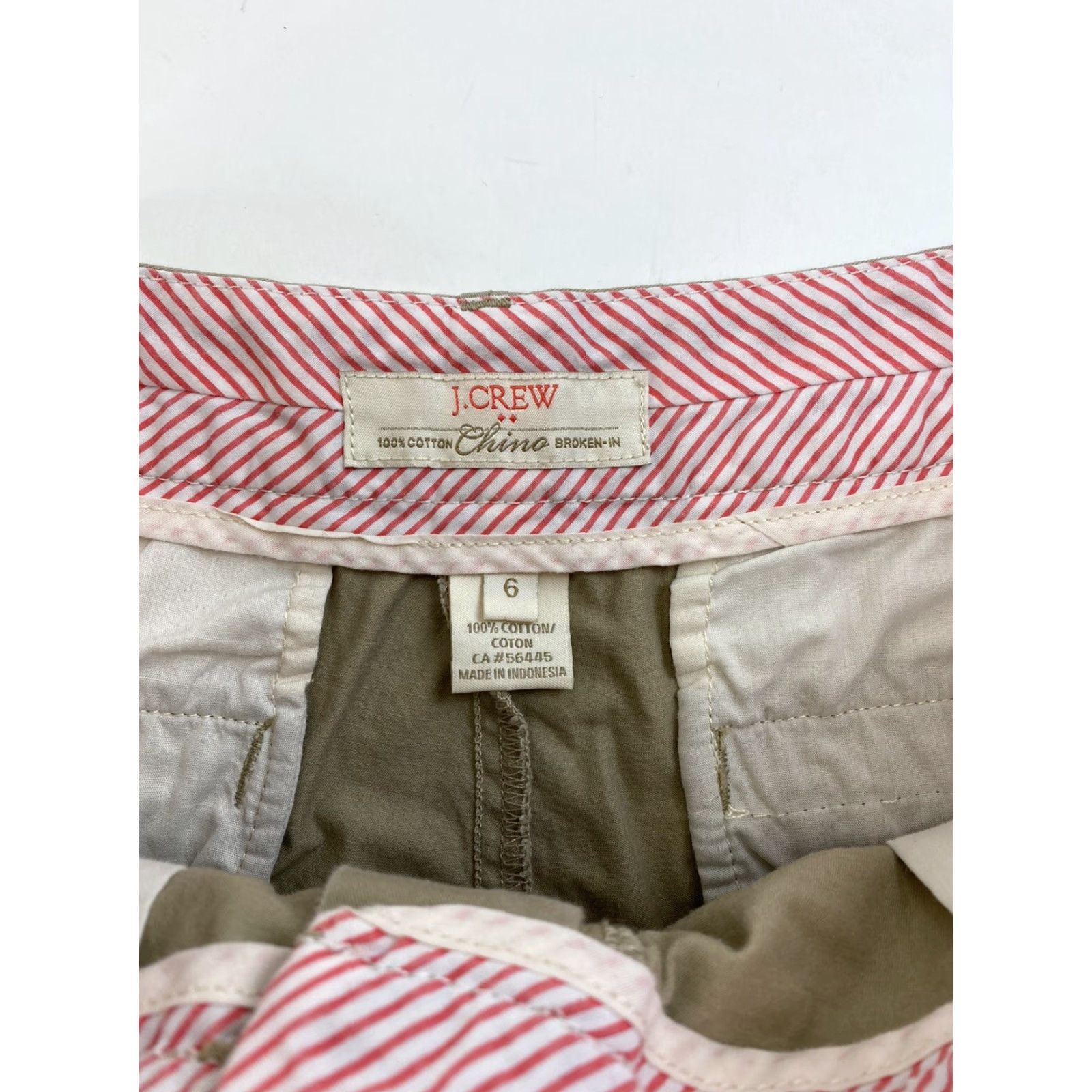 J.Crew J.Crew Shorts Womens 6 Khaki Beige Chino Size 28" / US 6 / IT 42 - 7 Thumbnail