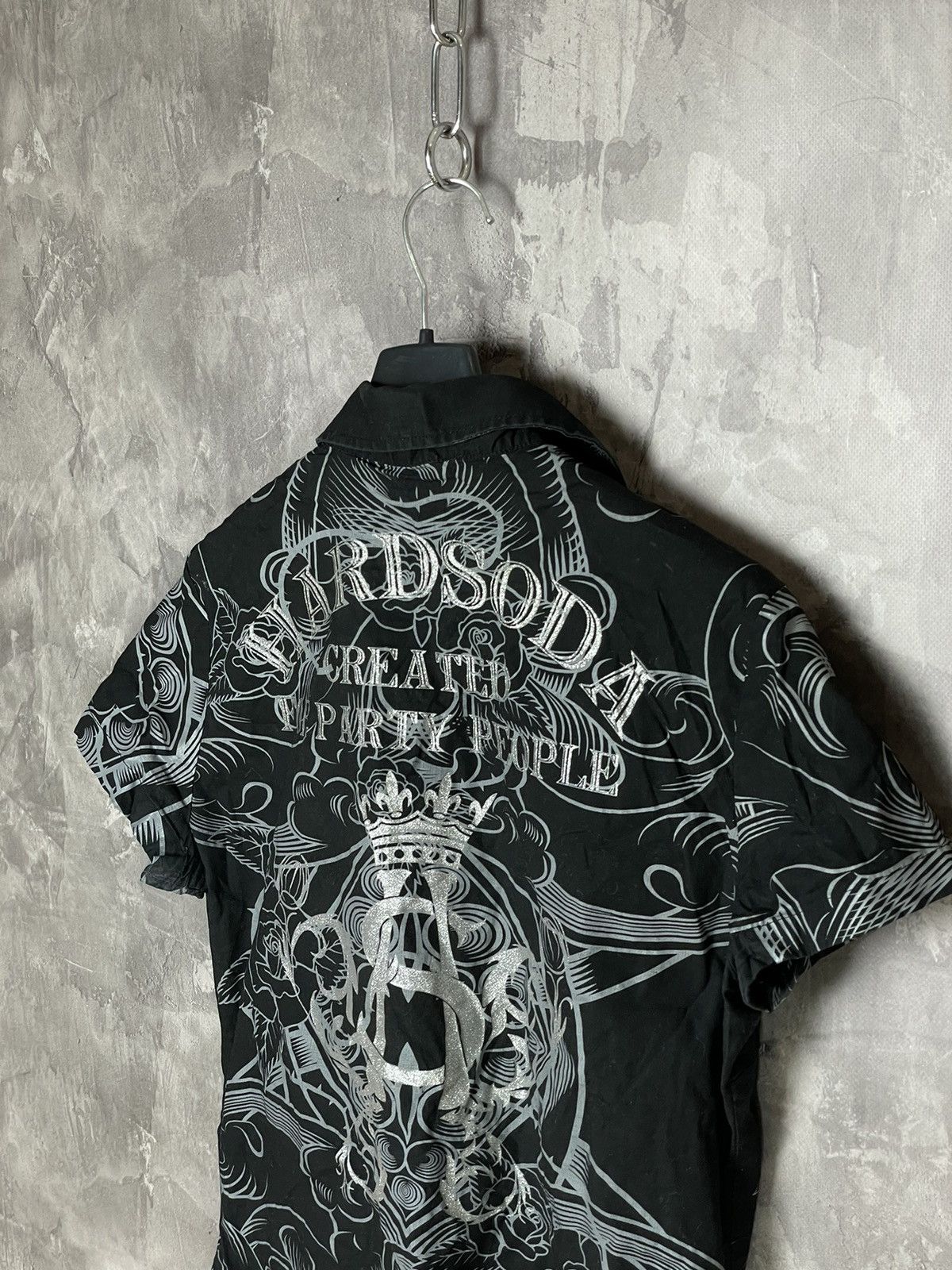 Affliction × Ed Hardy × Vintage Vintage Y2K Affliction Ed hardy Style Shirt small Size XL / US 12-14 / IT 48-50 - 10 Thumbnail