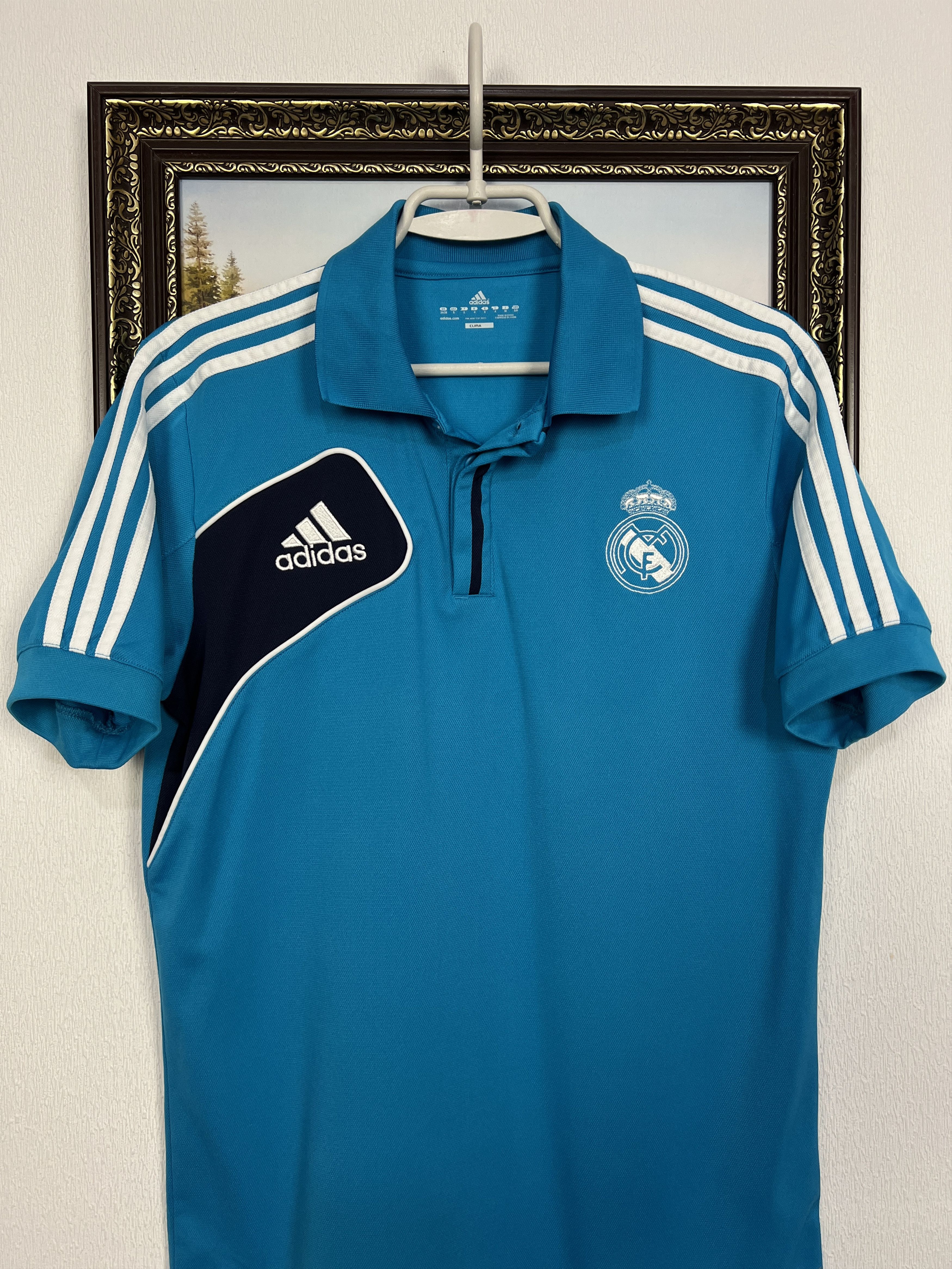 Adidas Real Madrid Football Train Polo Shirt Jersey Camiseta Size US S / EU 44-46 / 1 - 2 Thumbnail