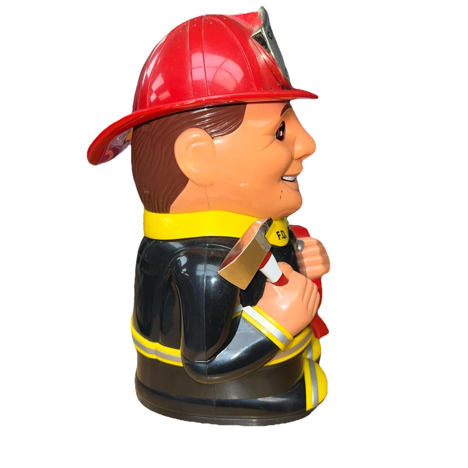 Other 2002 Fun-Damental 11” Fireman Cookie Jar Talks Size ONE SIZE - 2 Thumbnail