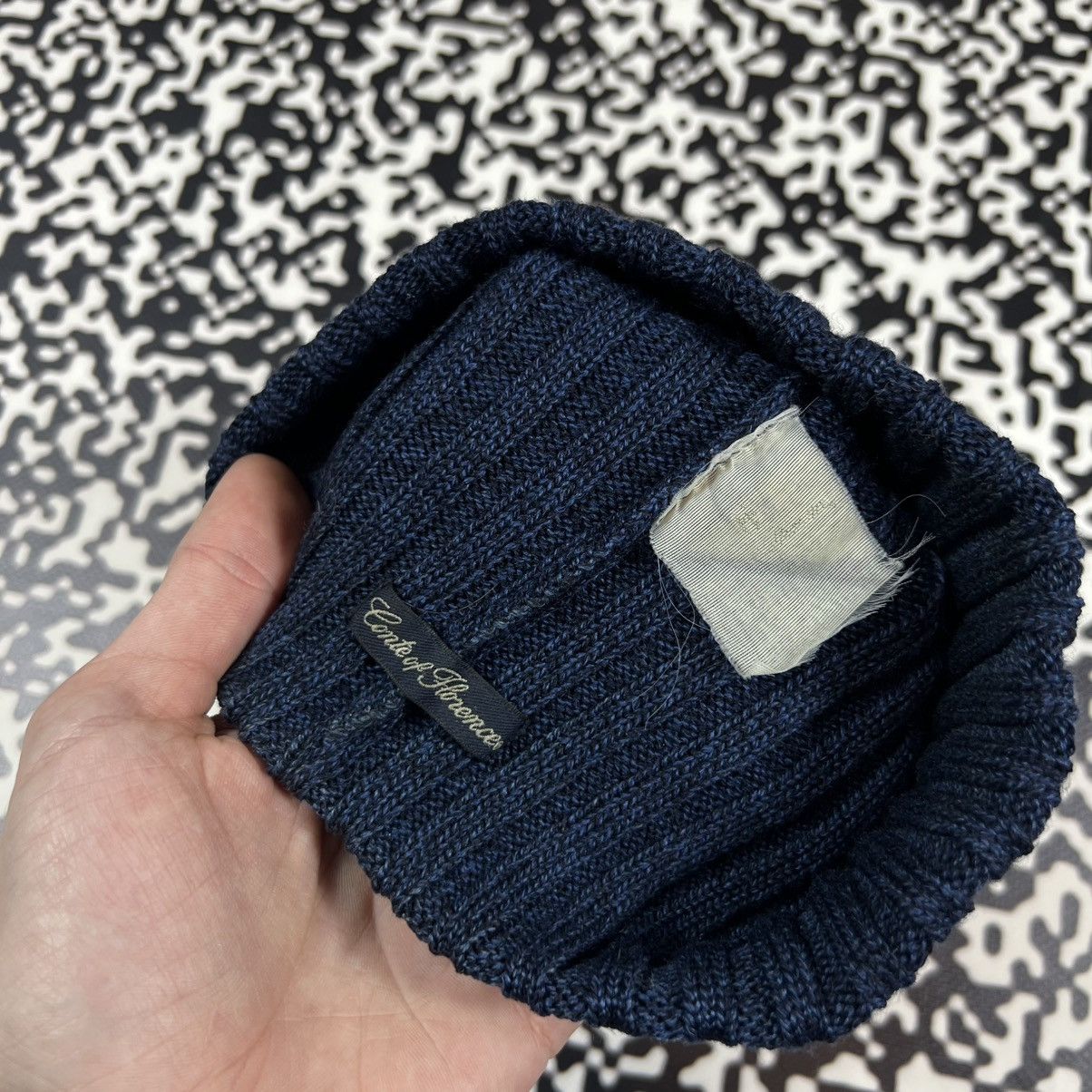 Conte of Florence Vintage Y2K Conte Of Florence Stripe Casual Retro Beanie Hat Size ONE SIZE - 8 Thumbnail