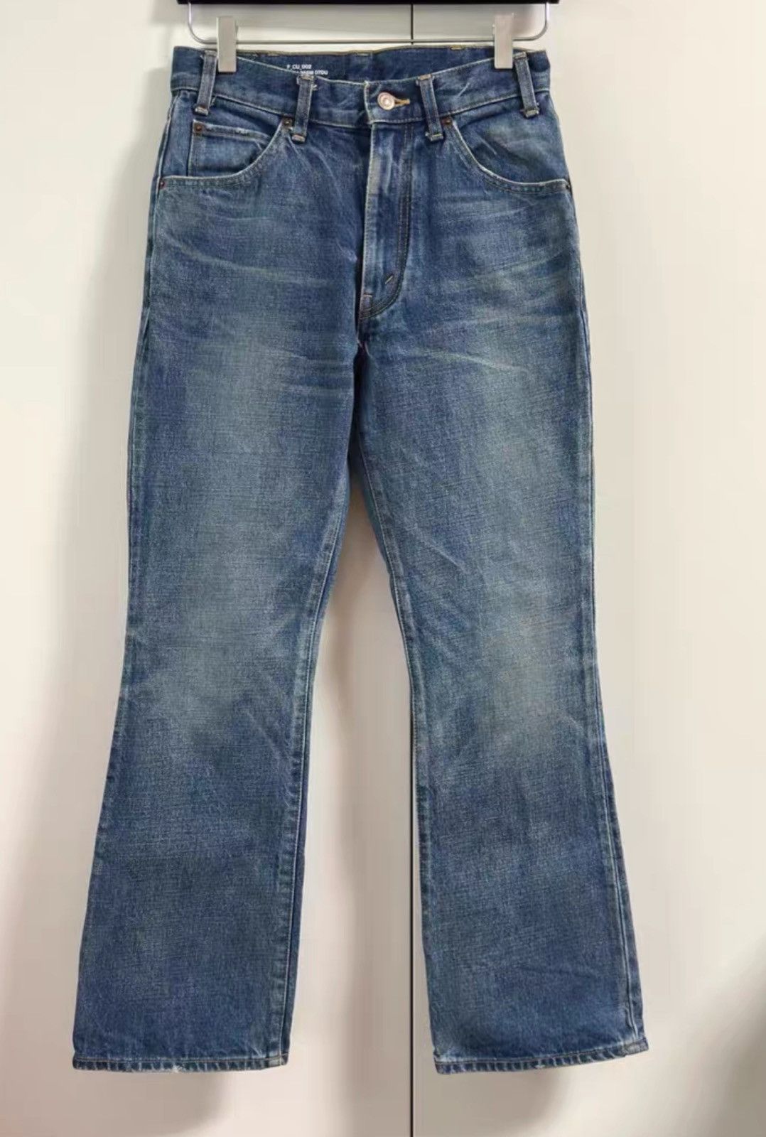 Celine Celine Women’s Blue Washed Micro Flare Jeans Sz.28 Size 28" / US 6 / IT 42 - 1 Thumbnail