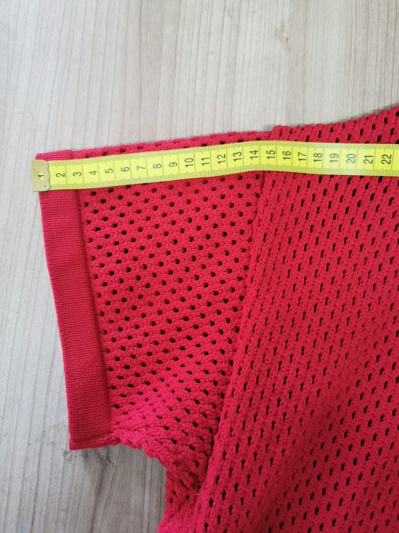 Jil Sander Jil Sander Red knitted mesh short sleeves Size L / US 10 / IT 46 - 7 Thumbnail