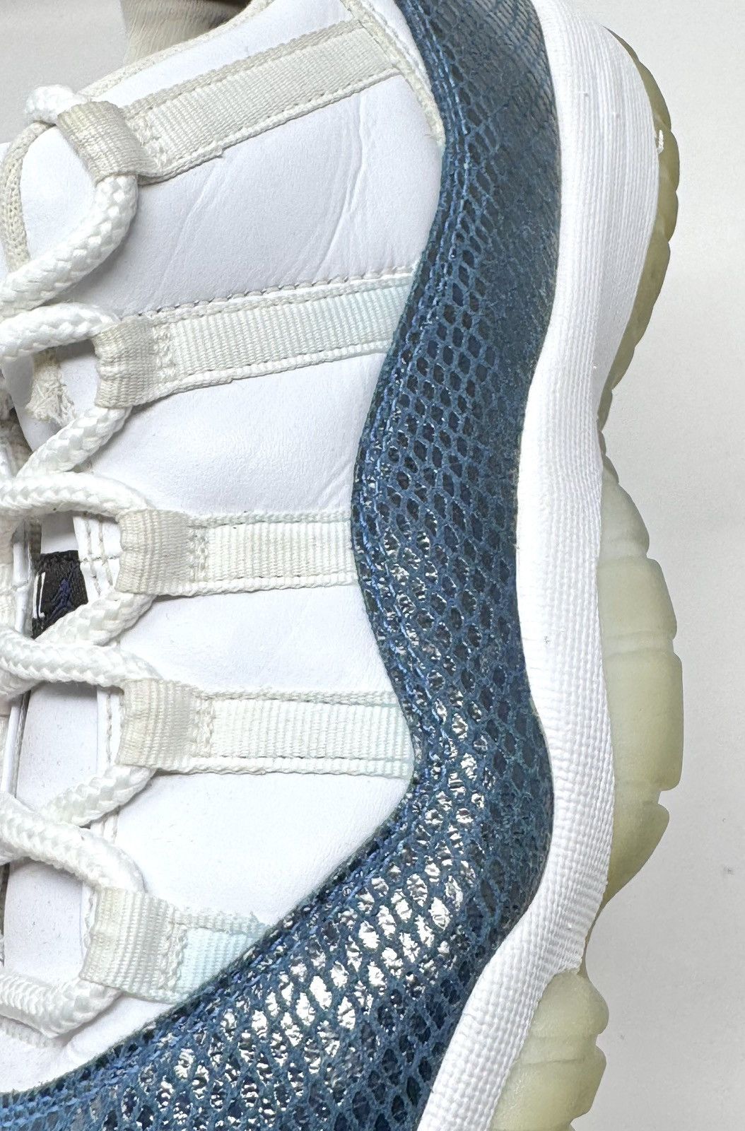 Jordan Brand × Nike Nike Air Jordan XI 11 Low Navy Snakeskin 2019 Retro size 8.5 Size US 8.5 / EU 41-42 - 15 Thumbnail