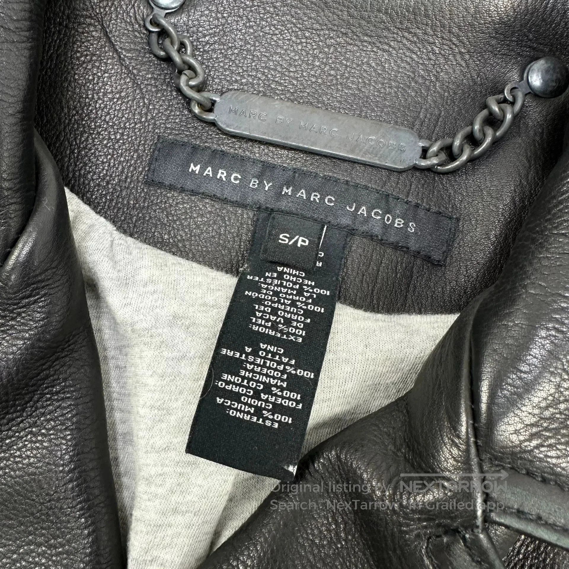 Marc by Marc Jacobs black leather biker jacket by marc jacobs. Size US S / EU 44-46 / 1 - 4 Thumbnail