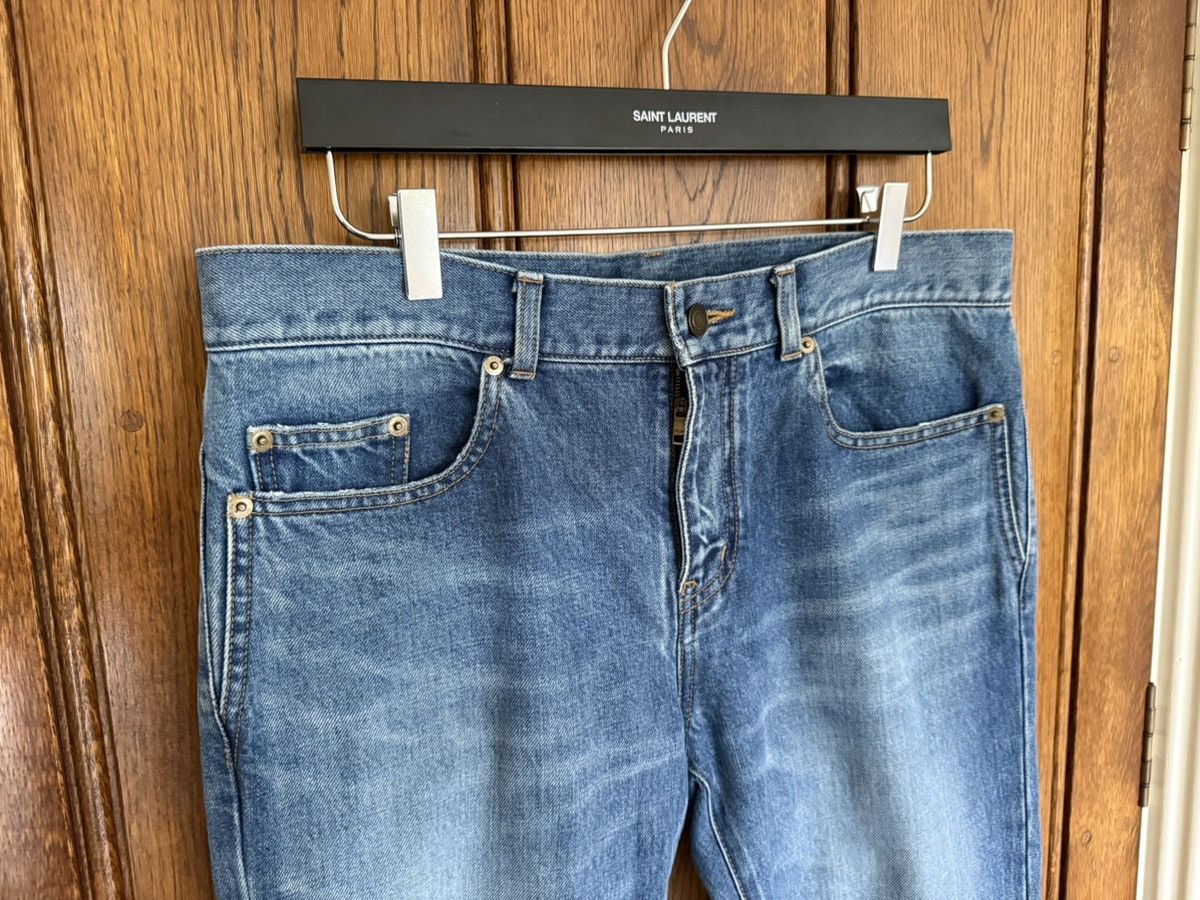 Saint Laurent Paris SS18 Saint Laurent logo script denim jeans 31 grail D02 Size US 31 - 13 Thumbnail