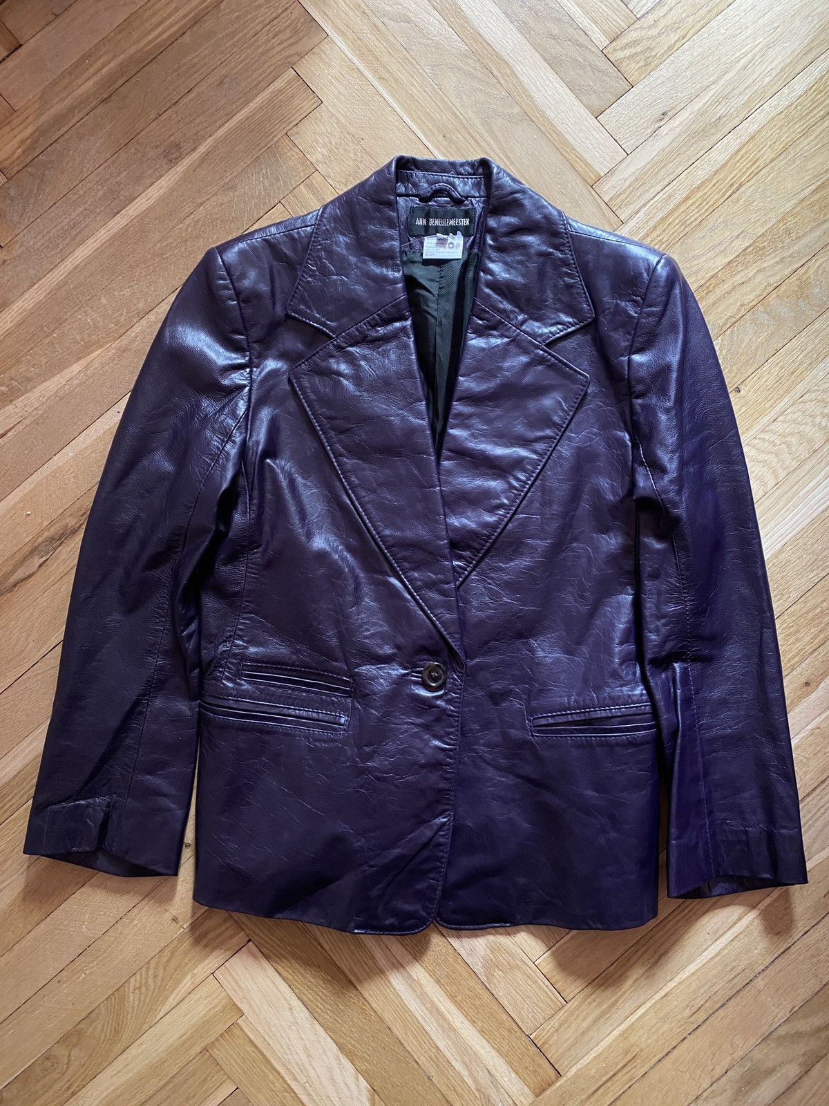 Ann Demeulemeester Archive SS01 Ann Demeulemeester Leather Distressed Blazer Size S / US 4 / IT 40 - 2 Thumbnail