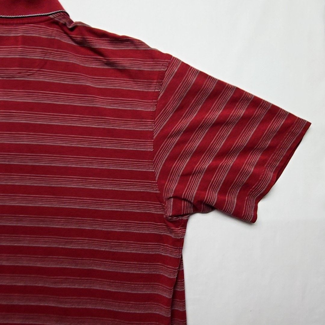 Ashworth Ashworth Desert Hawk Polo Shirt Striped Red Mens L Golf Top Size US L / EU 52-54 / 3 - 8 Thumbnail