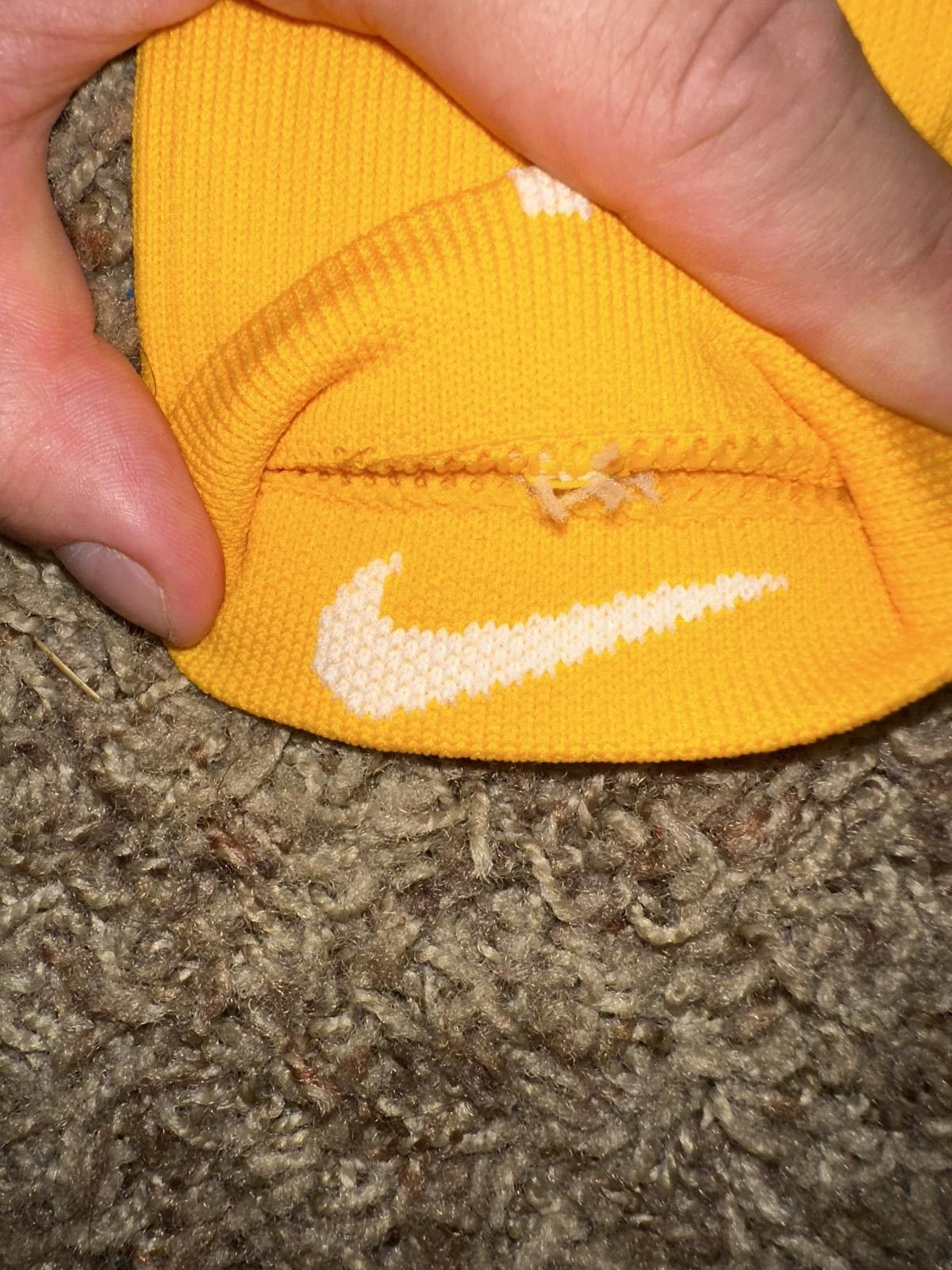 Nike Nike Men`s Elite Yellow Quick Crew Socks 1 Pair Size ONE SIZE - 8 Thumbnail