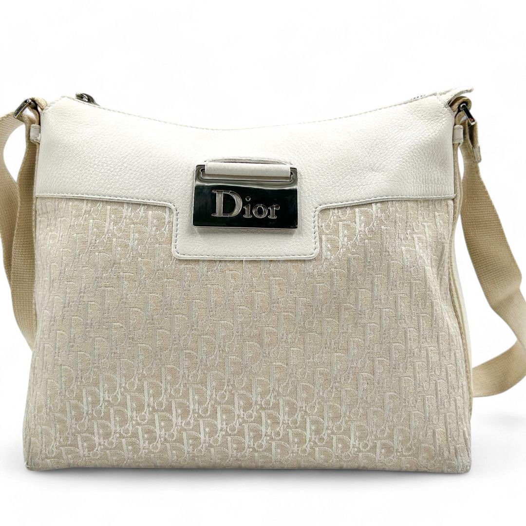 Dior Dior - Street Chic Vintage Shoulder Bag Monogram White Size ONE SIZE - 2 Thumbnail