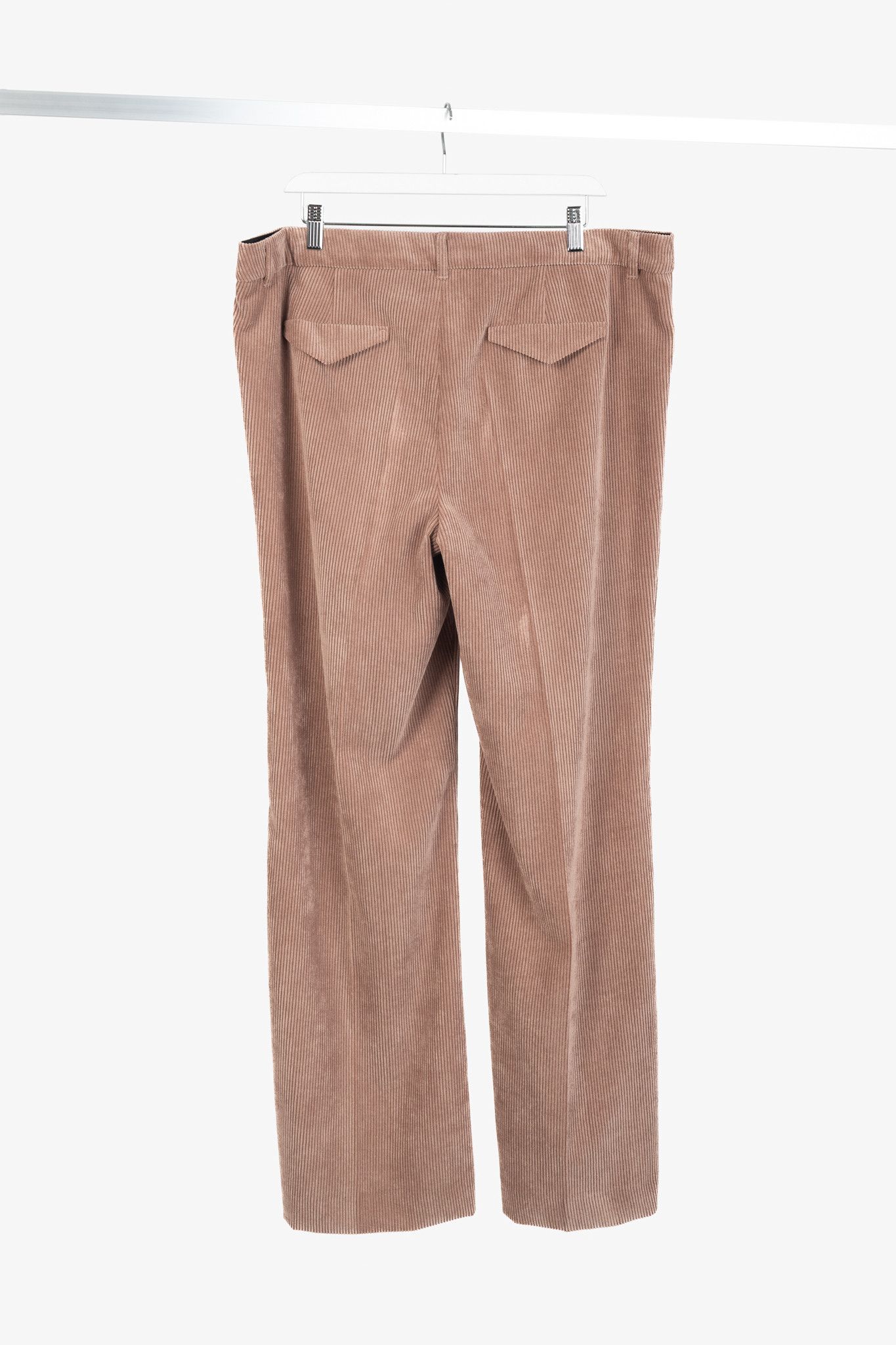 Luisa Cerano Luisa Cerano Pink Corduroy Bootcut Pants Size 38" / US 16 / IT 52 - 2 Thumbnail