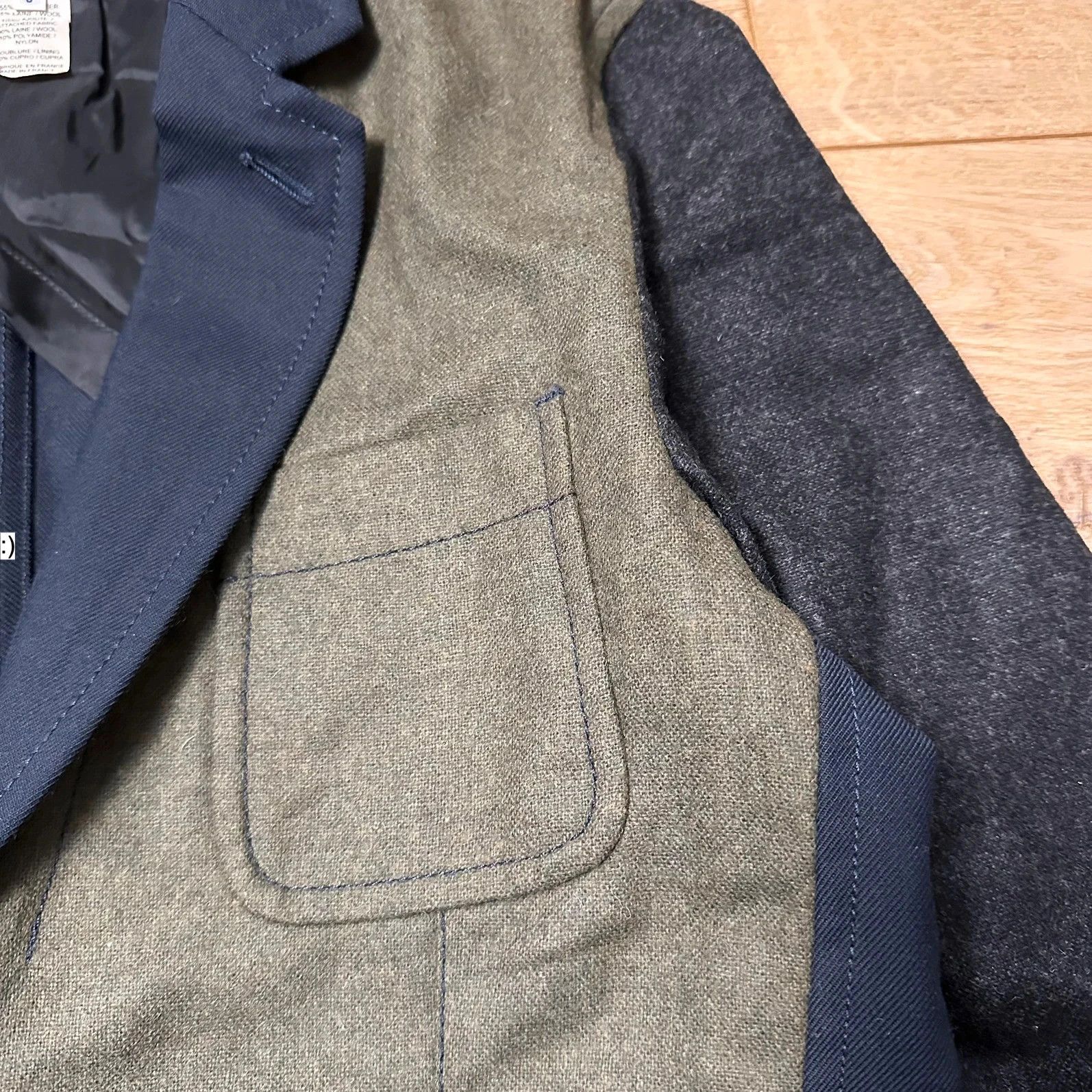Comme des Garcons SHIRT Jacket Comme des Garcons Shirt Black Olive Size US S / EU 44-46 / 1 - 4 Thumbnail