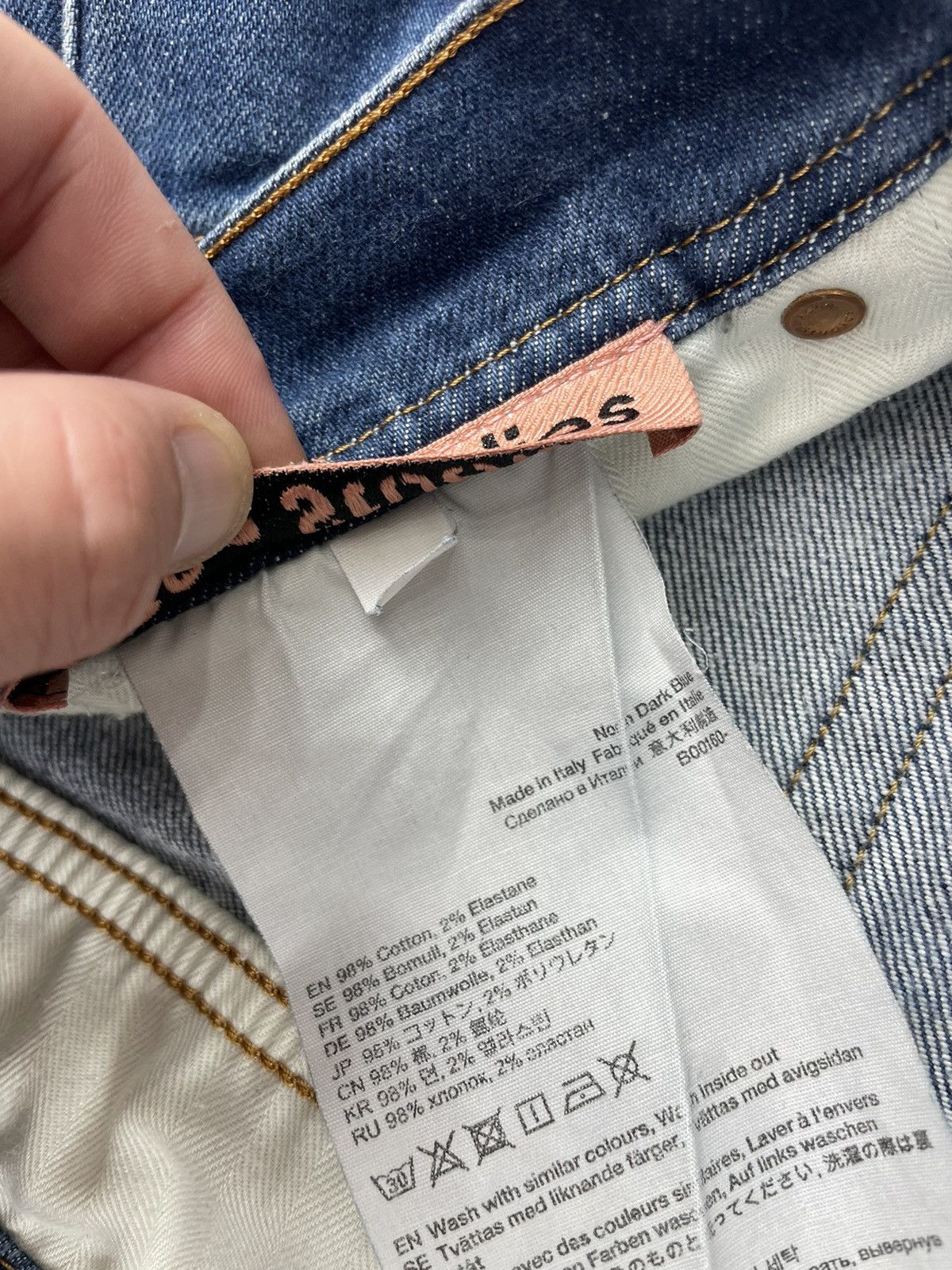 Acne Studios Acne Studios Skinny Fit Jeans North-Dark Blue Size US 30 / EU 46 - 13 Thumbnail