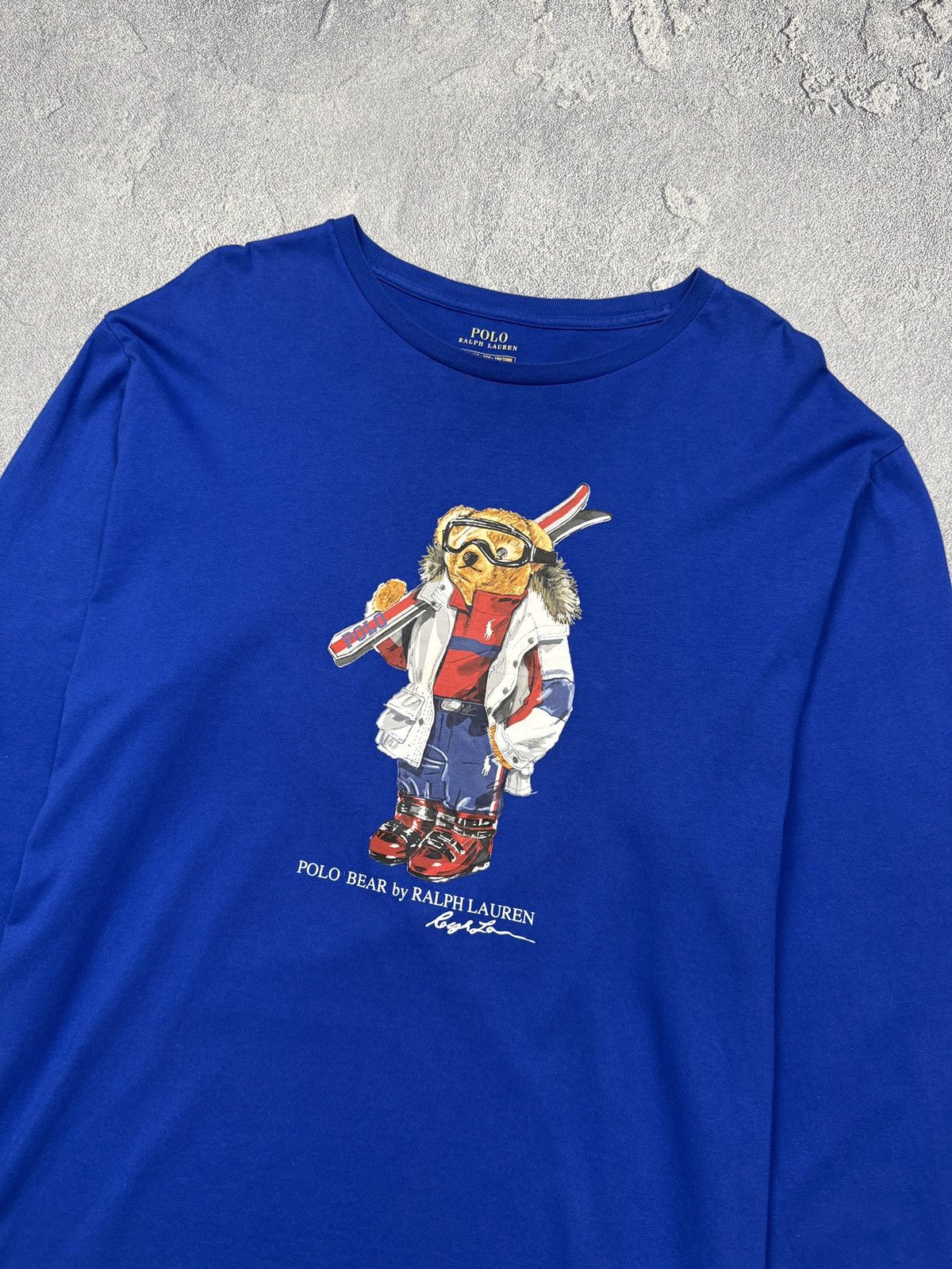 Polo Ralph Lauren Polo Ralph Lauren Polo Bear Long sleeve Tee Shirt Size US XXL / EU 58 / 5 - 2 Thumbnail