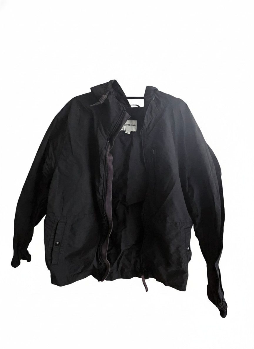 Country Road Country Road Black Hooded Lightweight Windbreaker Size US L / EU 52-54 / 3 - 1 Thumbnail