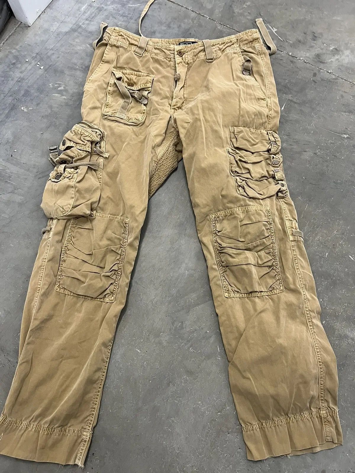 Polo Ralph Lauren Vintage 90 Polo Ralph Lauren Military Paratrooper Cargo pant Size US 34 / EU 50 - 1 Thumbnail