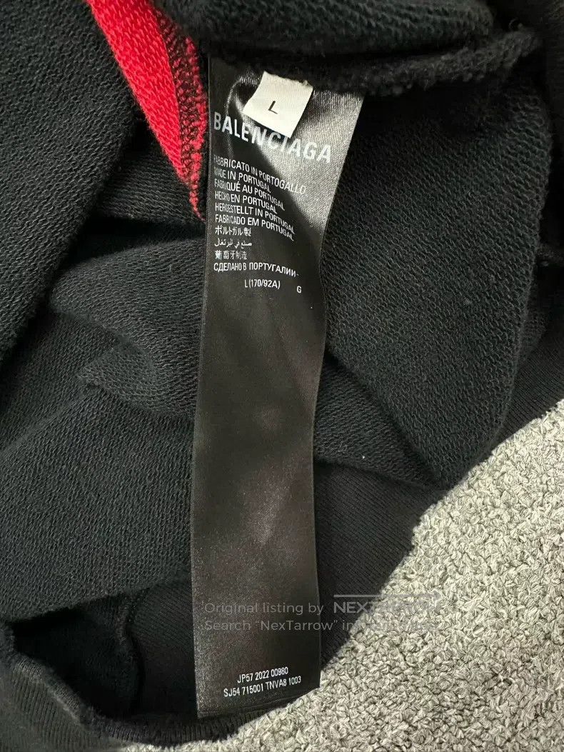 Balenciaga Balenciaga Trefoil Brand Collaboration Sweatshirt Size US L / EU 52-54 / 3 - 4 Thumbnail