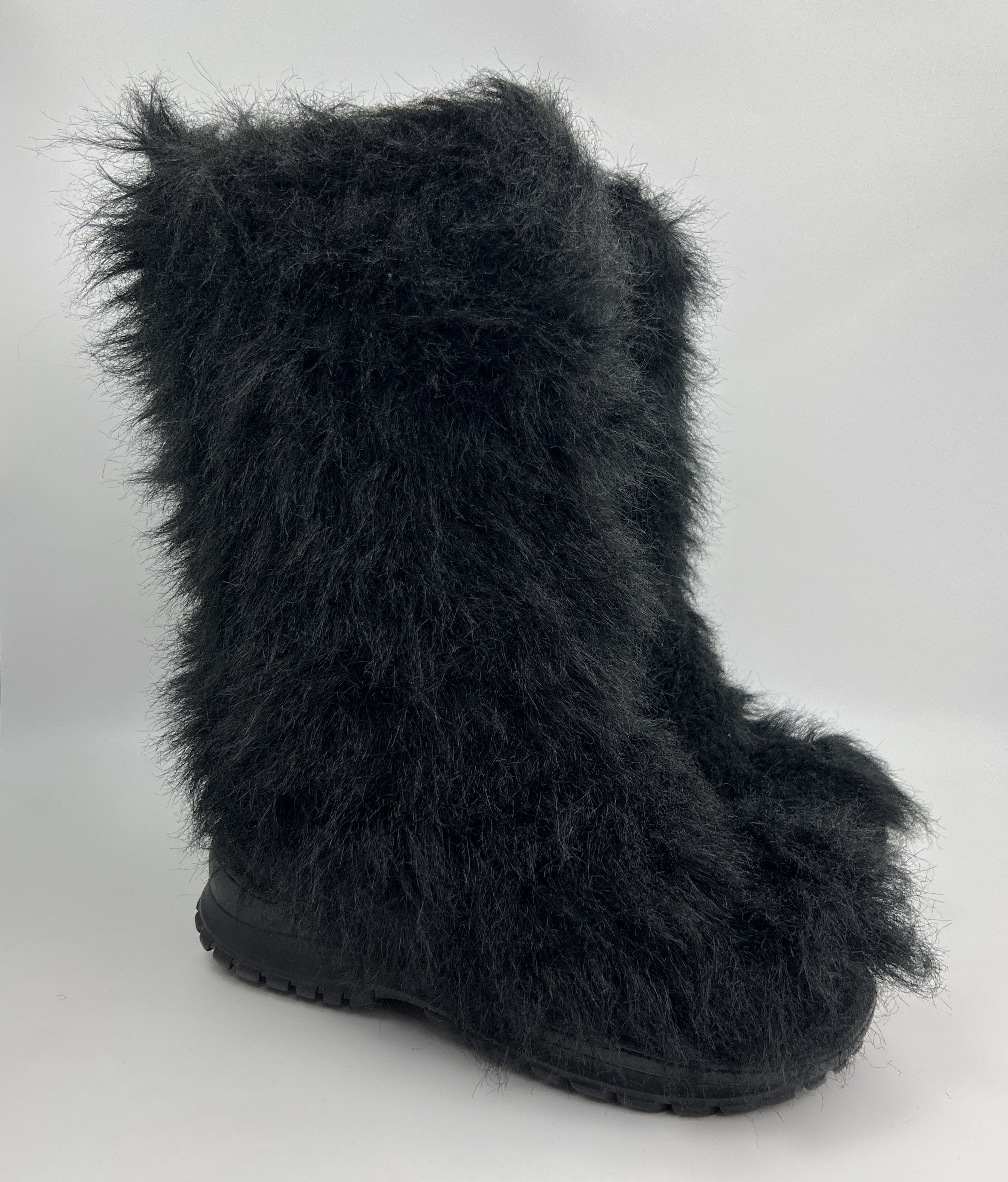 Vintage Vintage y2k Yeti Faux Fur Winter Boots Avant Garde Size US 10 / IT 40 - 3 Thumbnail