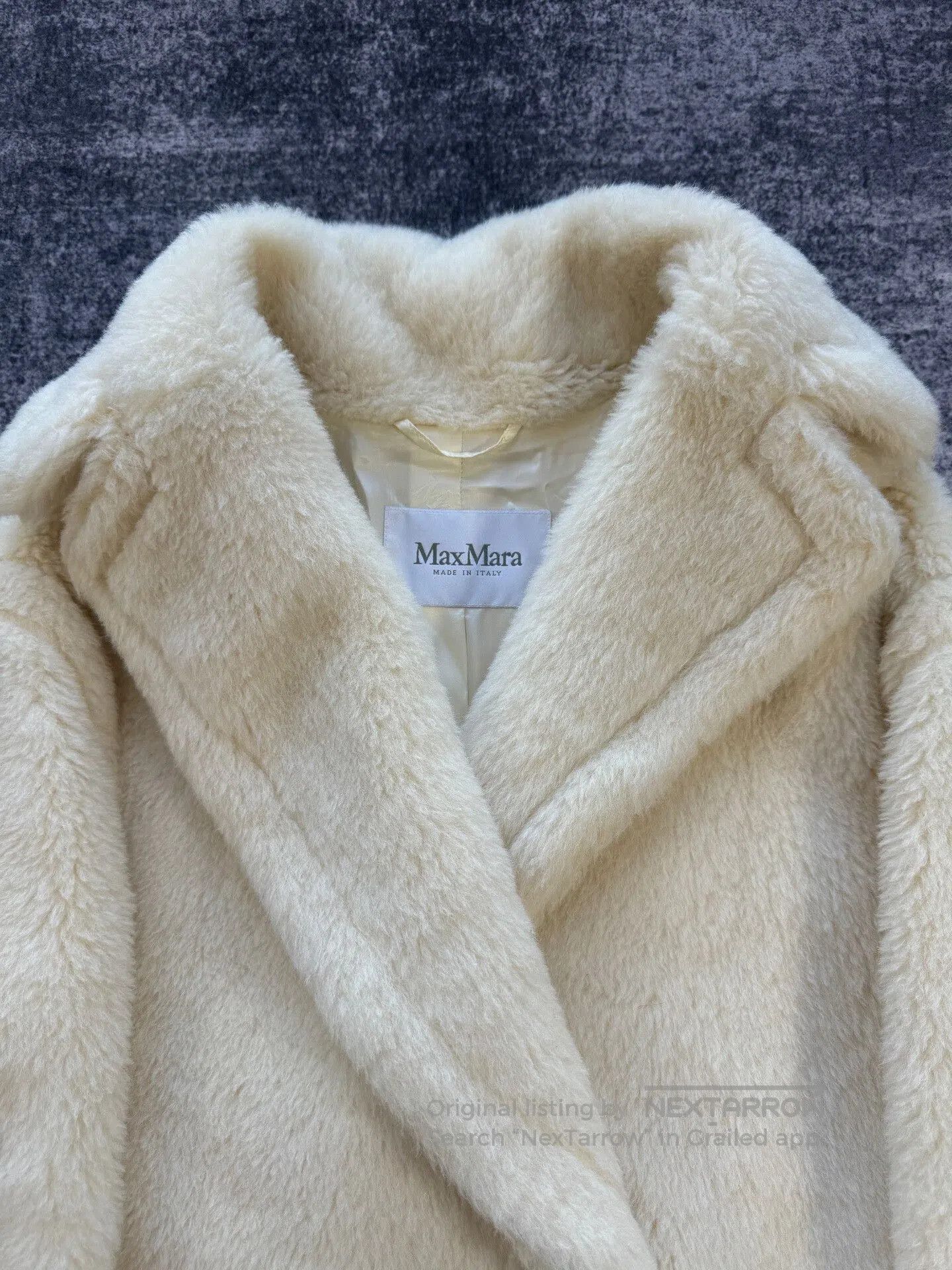 Max Mara MaxMara White Teddy Coat Size S. Size S / US 4 / IT 40 - 5 Thumbnail
