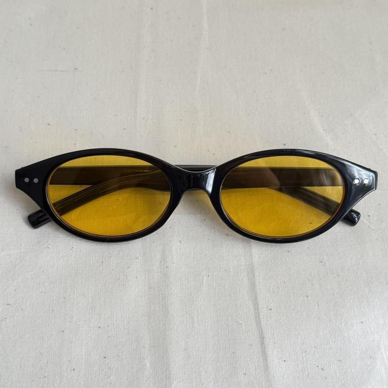 Other y2k sporty black round aviator sunglasses Size ONE SIZE - 7 Thumbnail
