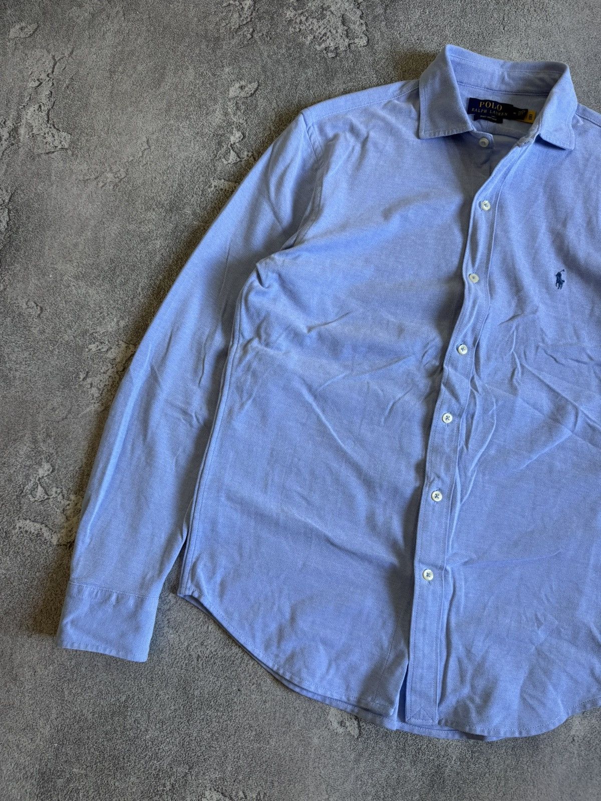 Polo Ralph Lauren Polo Ralph Lauren M knit oxford shirt button up long sleeve Size US M / EU 48-50 / 2 - 7 Thumbnail