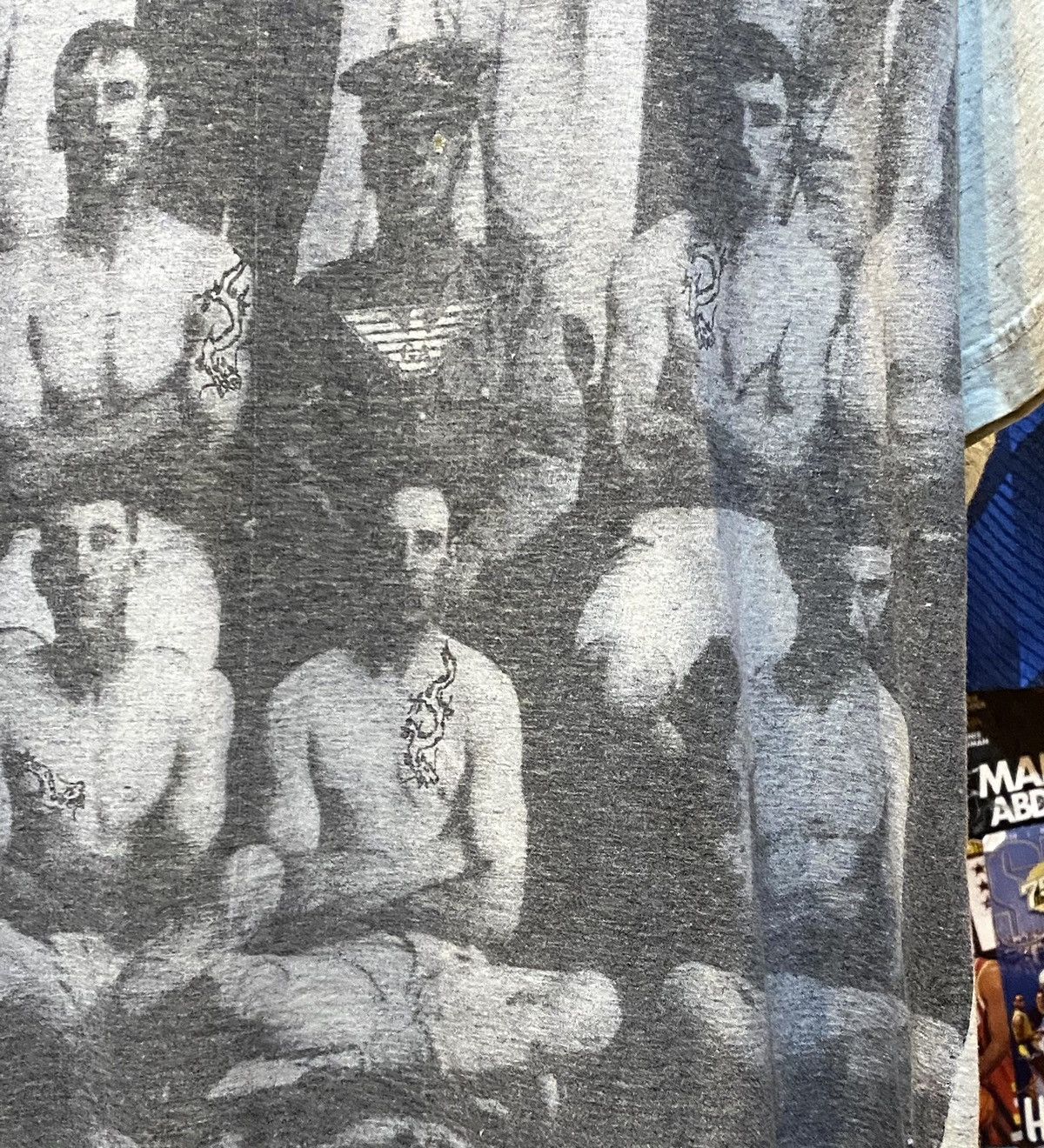 Emporio Armani × Vintage Vintage tee Emporio Armani 1980s Group Muscle Men made Italy Size US L / EU 52-54 / 3 - 6 Thumbnail