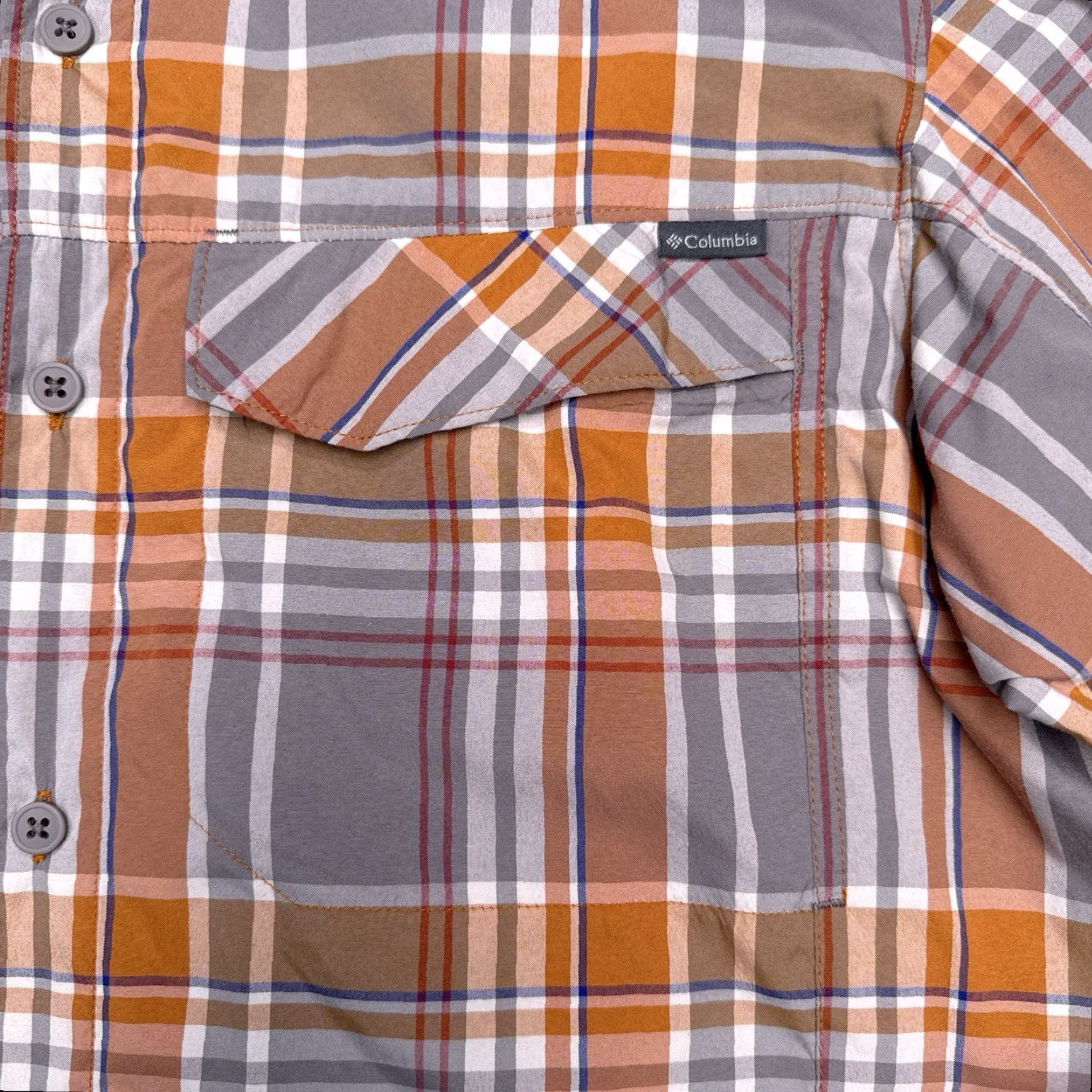 Vintage Columbia Omni Shade Shirt Mens XL Orange Plaid Button-Up Size US XL / EU 56 / 4 - 6 Thumbnail