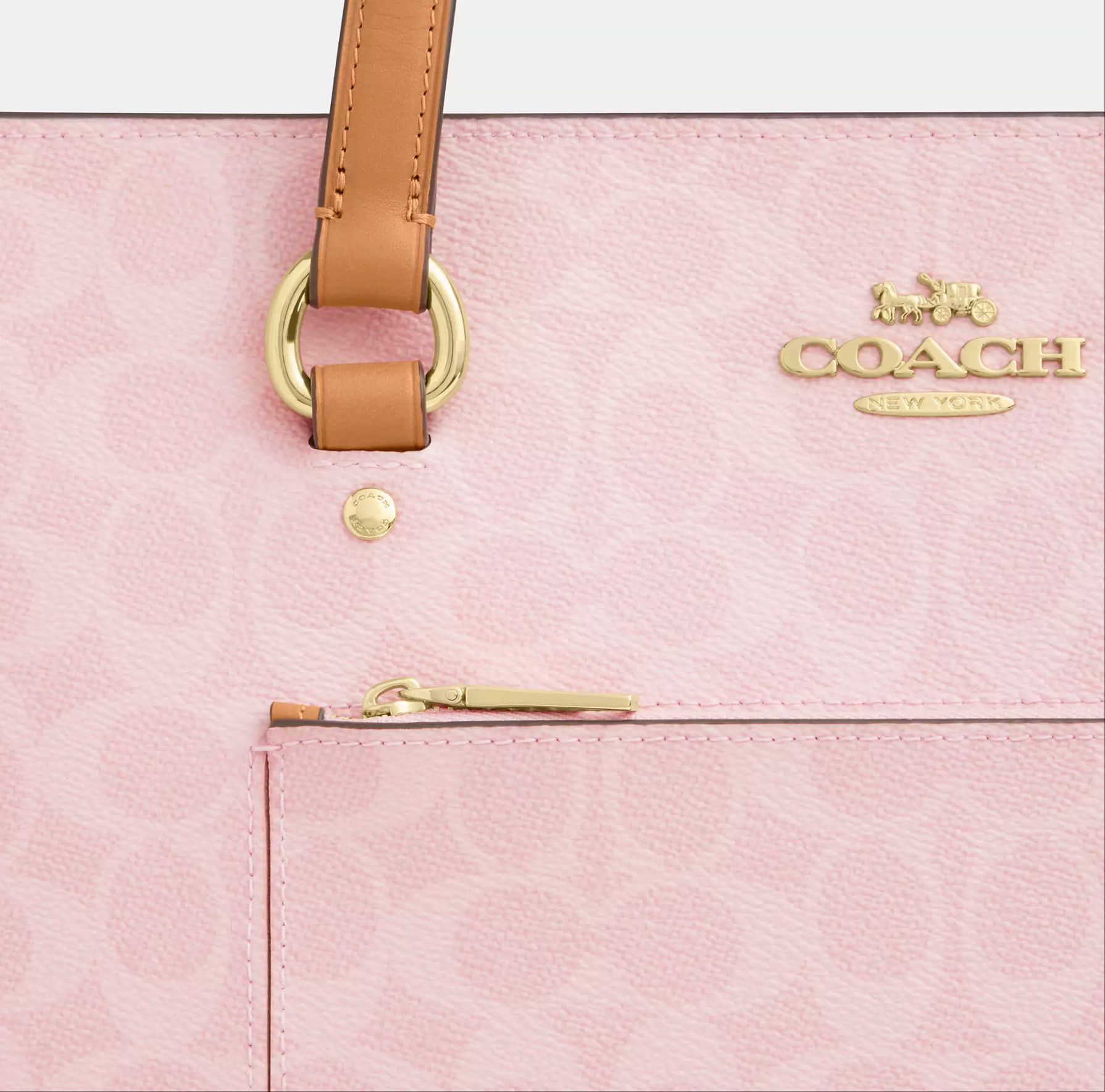 Coach Nwt Coach Station Tote Bag In Signature Canvas CEA21 Size ONE SIZE - 12 Thumbnail