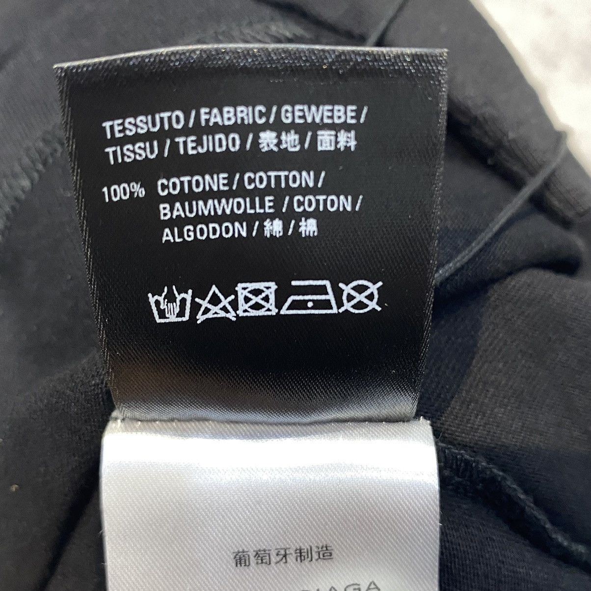 Balenciaga Balenciaga Black Cotton Crew Logo Print Fitted T-Shirt Size M / US 6-8 / IT 42-44 - 11 Thumbnail