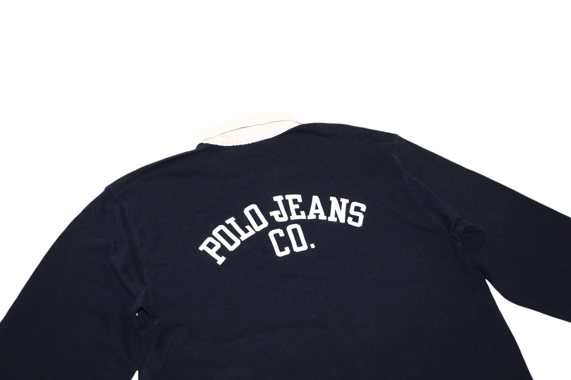 Polo Ralph Lauren 90's Polo Jeans Co. RL Big Logo Baggy Rugby Pique Polo Shirt Size US XL / EU 56 / 4 - 8 Thumbnail