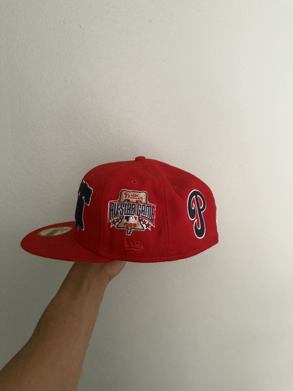 MLB × New Era Phillies New era 59Fifty flat brim size 7 1/2 size Size ONE SIZE - 2 Thumbnail