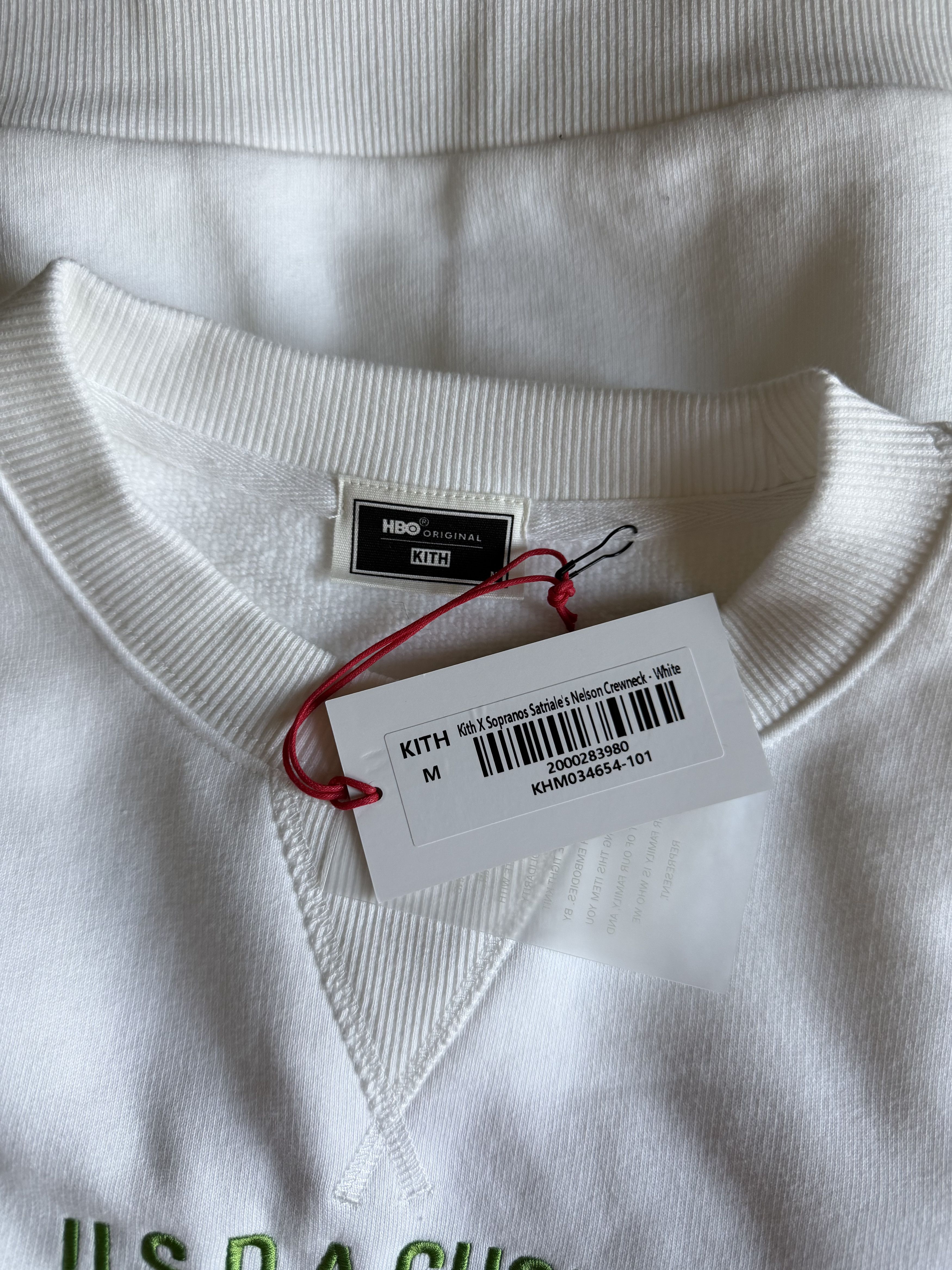 Kith Kith Sopranos Satriale's Nelson Crewneck Sweatshirt in White Size US M / EU 48-50 / 2 - 6 Thumbnail