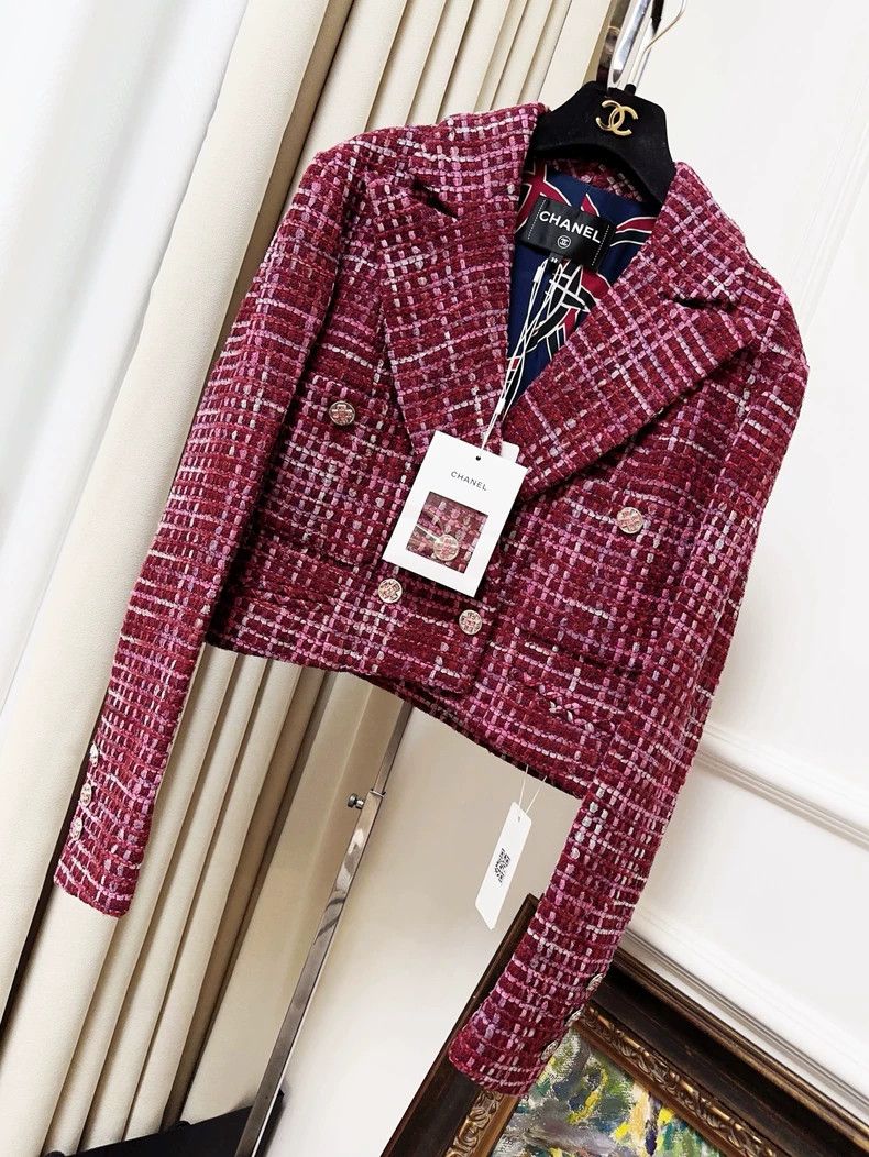 Chanel Chanel 23S tweed knitted coat Size XS / US 0-2 / IT 36-38 - 1 Thumbnail