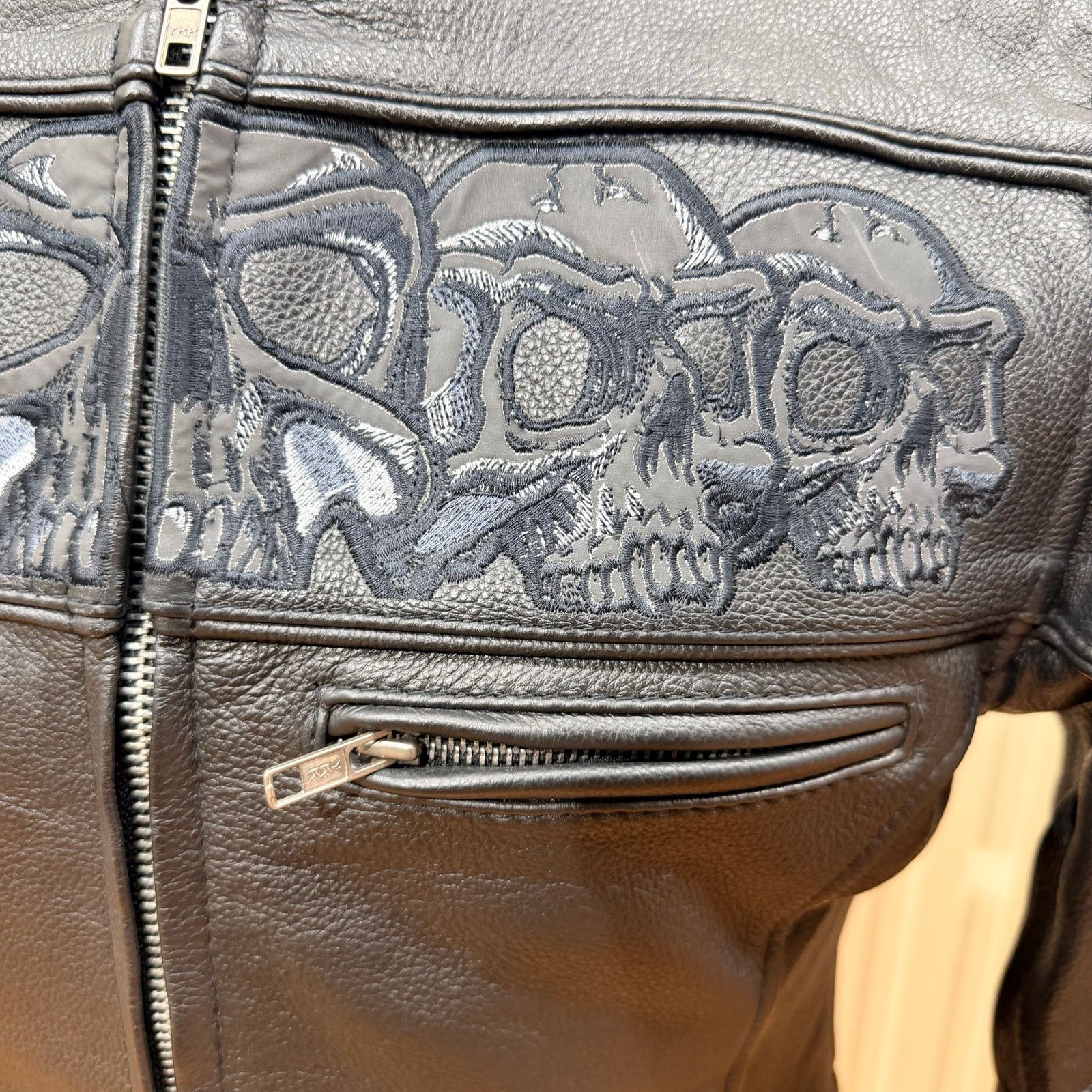 Other Motorcycle Jacketwith skull detailing Size M / US 6-8 / IT 42-44 - 5 Thumbnail