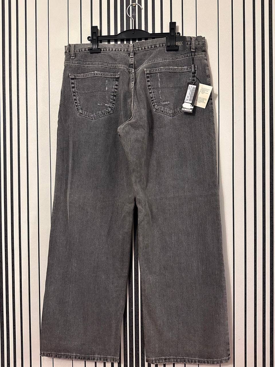 Gianfranco Ferre × Vintage 2003 Gianfranco Ferre Rarest Washed Y2k Baggy Denim Pants Size US 38 / EU 54 - 2 Thumbnail