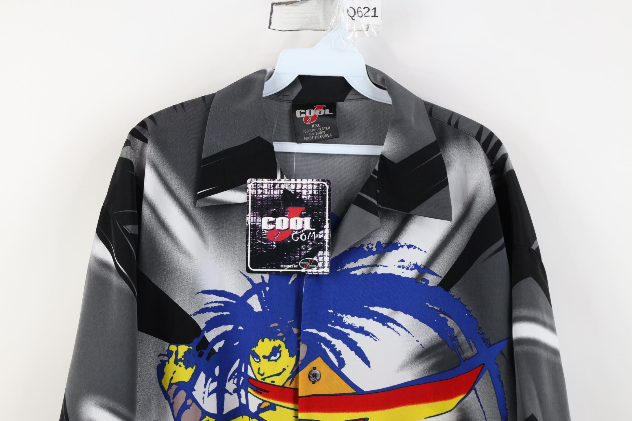 Vintage Deadstock Vintage 90s Y2K Streetwear Warrior Button Shirt Size US XXL / EU 58 / 5 - 2 Thumbnail