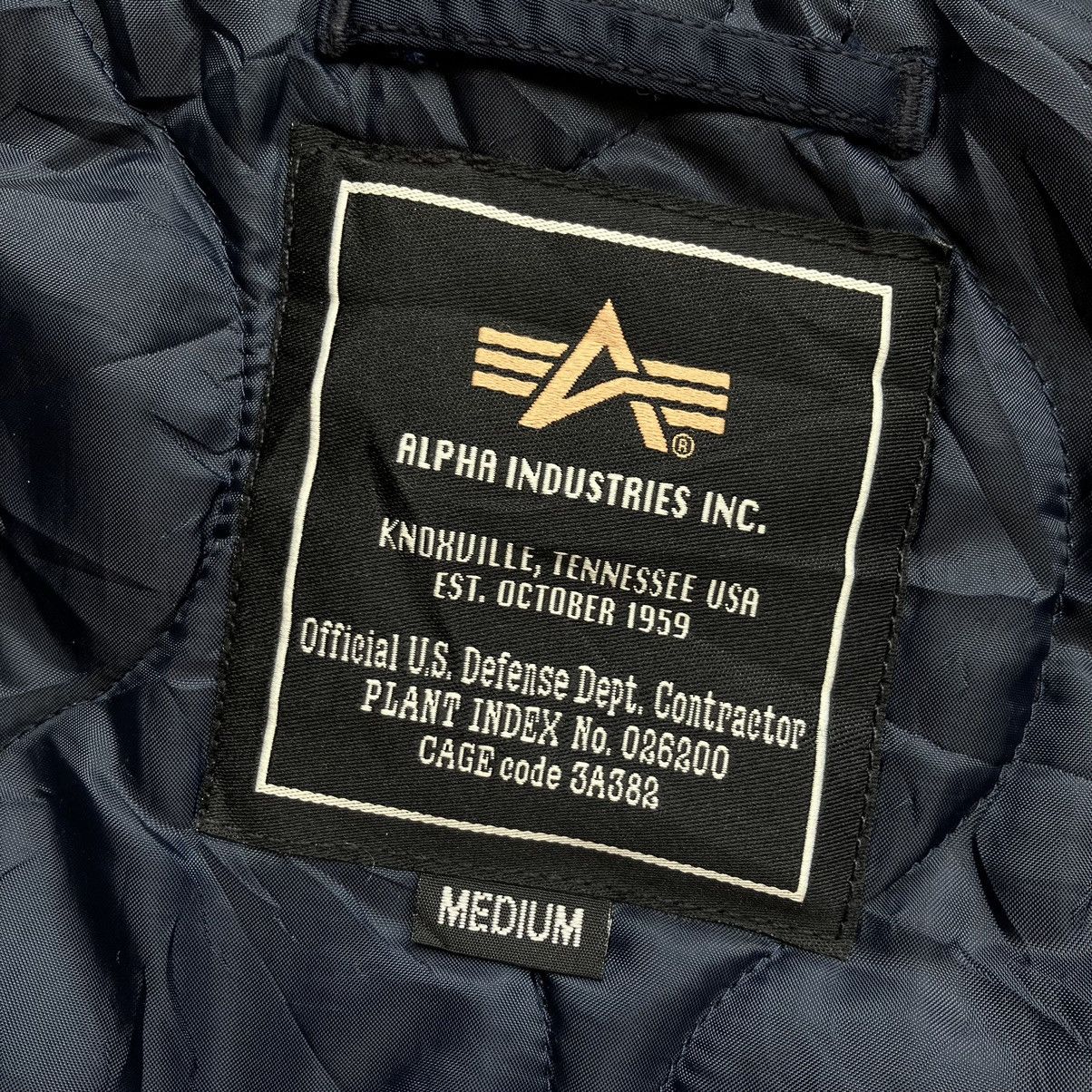Alpha Industries ALPHA INDUSTRIES HOODED BOMBER JAVKET NAVY Size US M / EU 48-50 / 2 - 5 Thumbnail