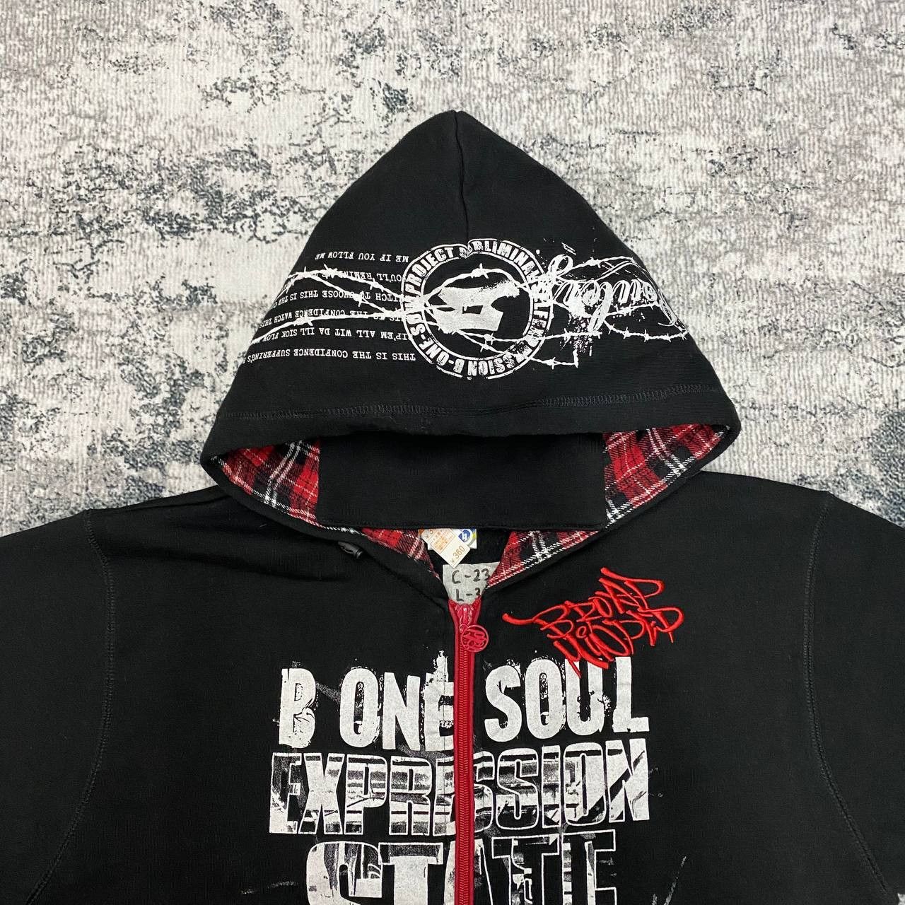 Japanese Brand Z8 JAPAN B-ONE SOUL PROJECT HOODIE Size US XL / EU 56 / 4 - 3 Thumbnail