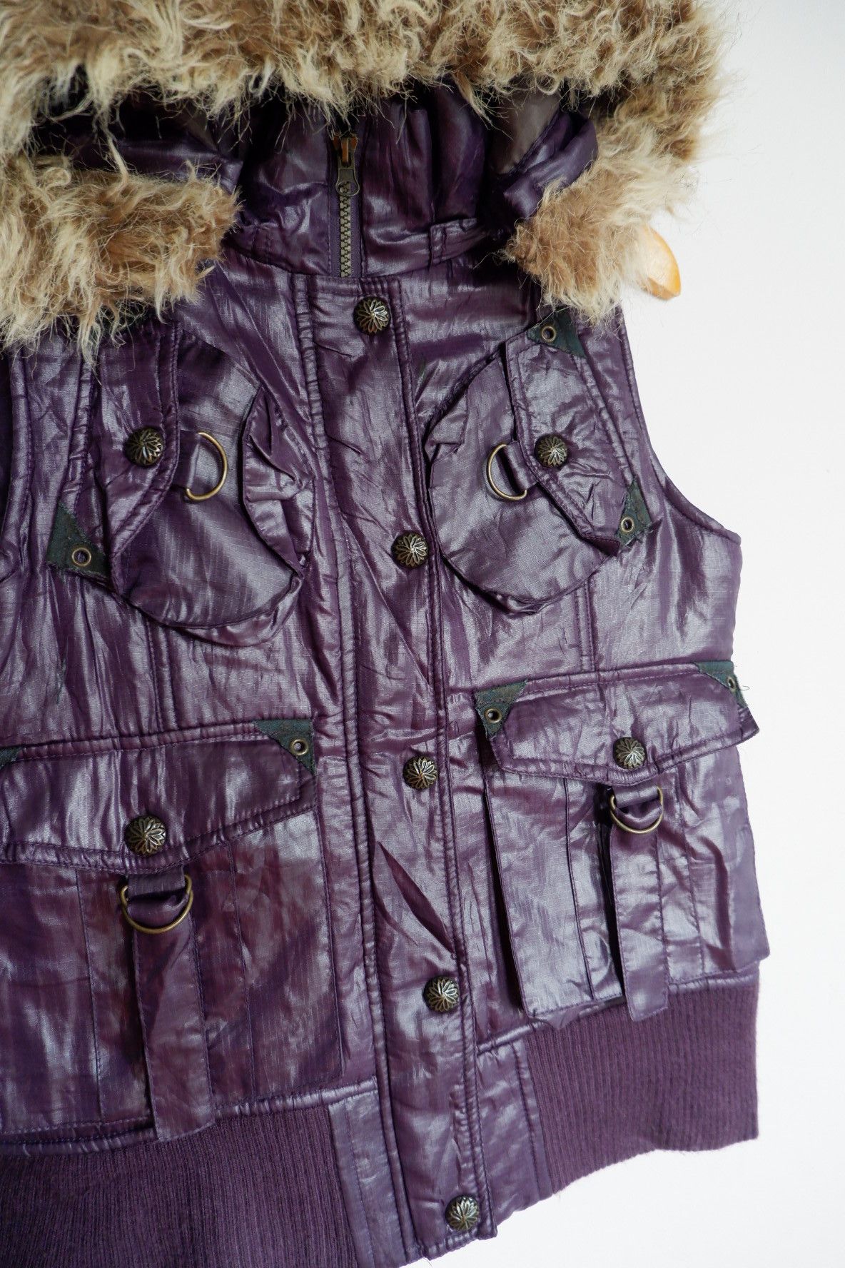 Hysteric Glamour Fur Hoodie Lakish Girl Vest Jacket Size M / US 6-8 / IT 42-44 - 2 Thumbnail