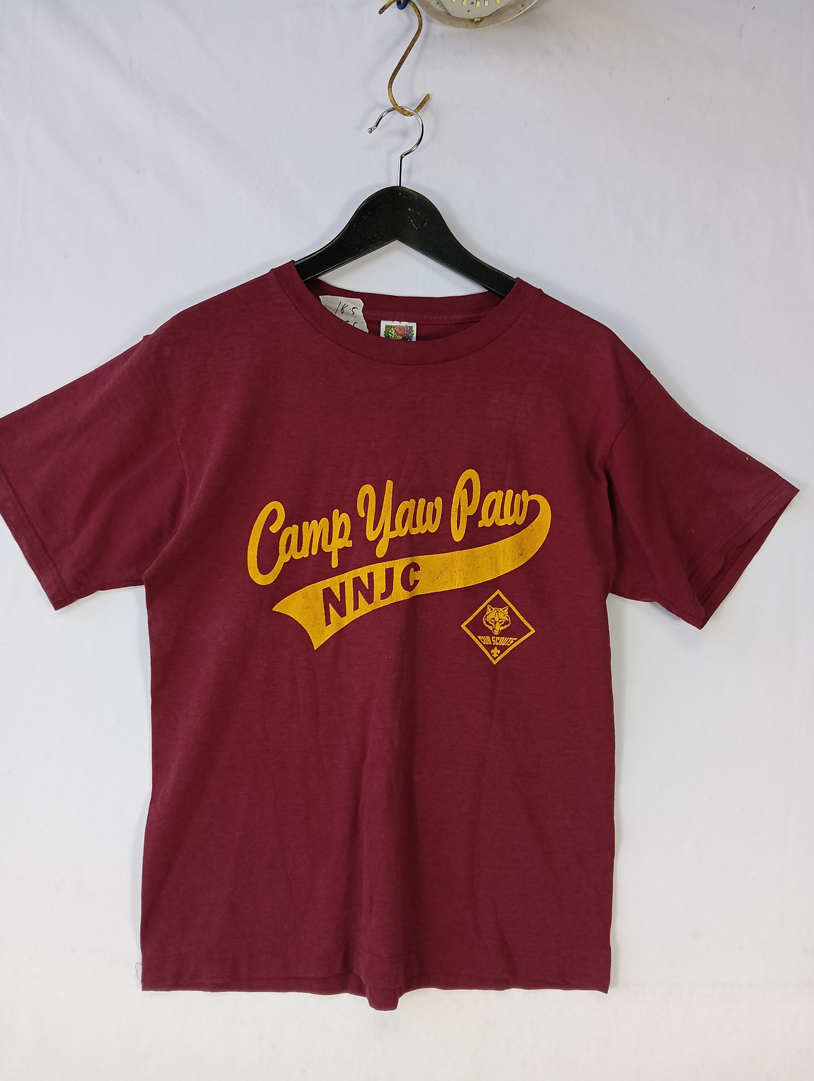 Fruit Of The Loom × Vintage VINTAGE CAMP YAW PAW NNJC CUB SCOUT TEE Size US S / EU 44-46 / 1 - 1 Thumbnail
