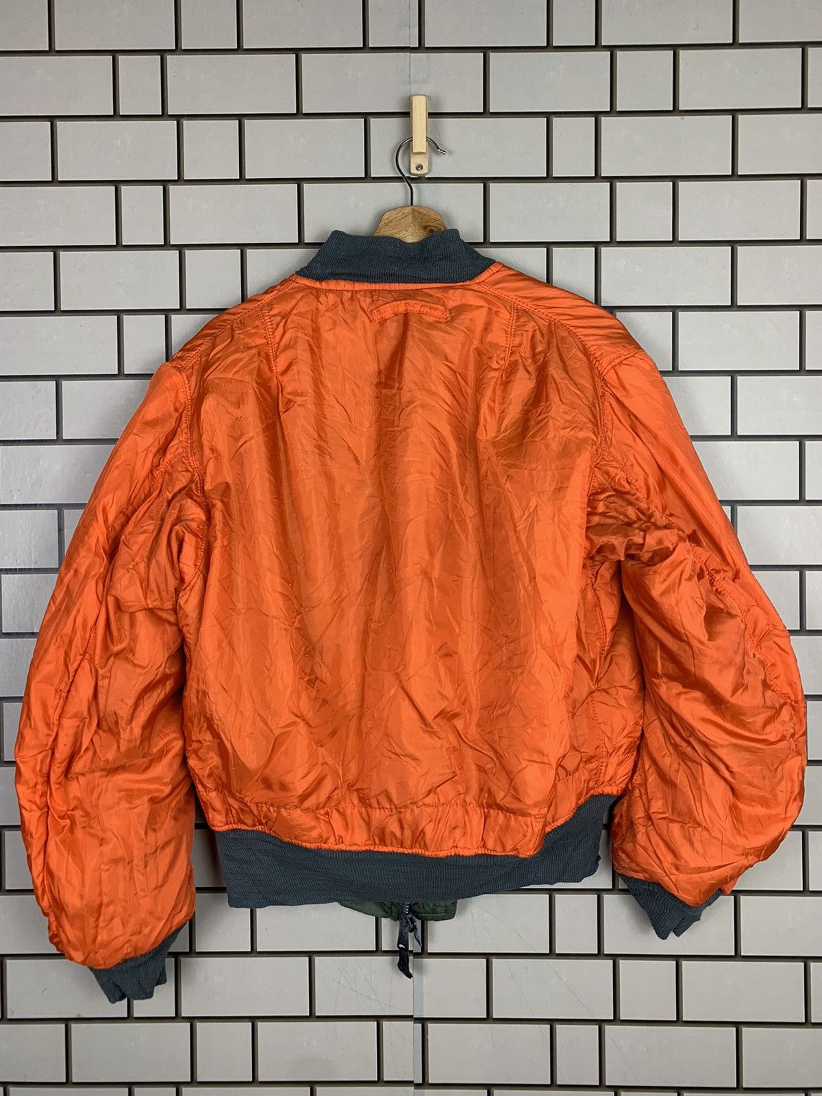 Alpha Industries × Vintage Vintage Military Alpha MA-1 Flyer Bomber Jacket Size US L / EU 52-54 / 3 - 22 Thumbnail