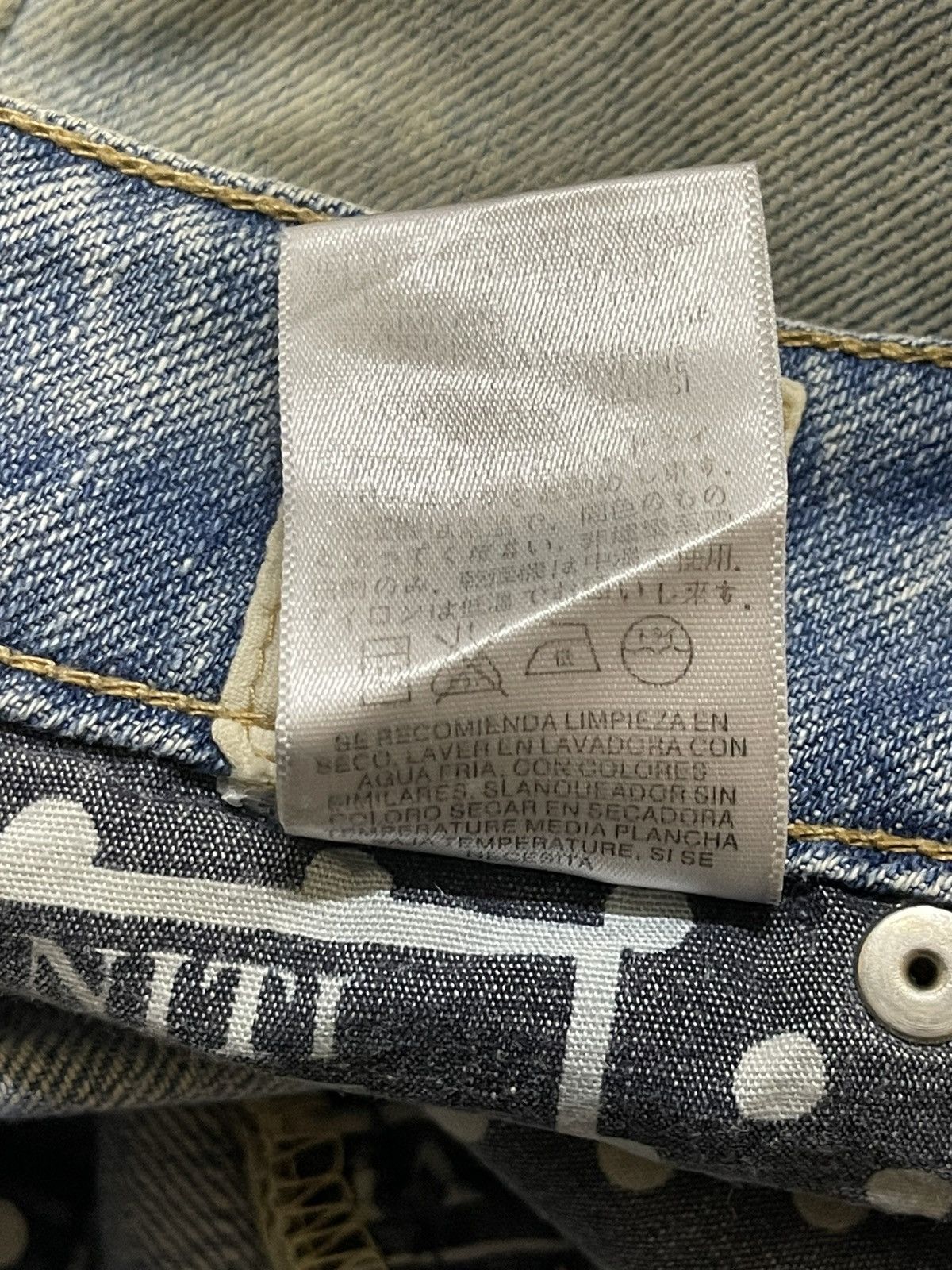 Taverniti Vintage Taverniti Blue Mud Wash Distress Style Flared Jeans Size US 29 - 11 Thumbnail