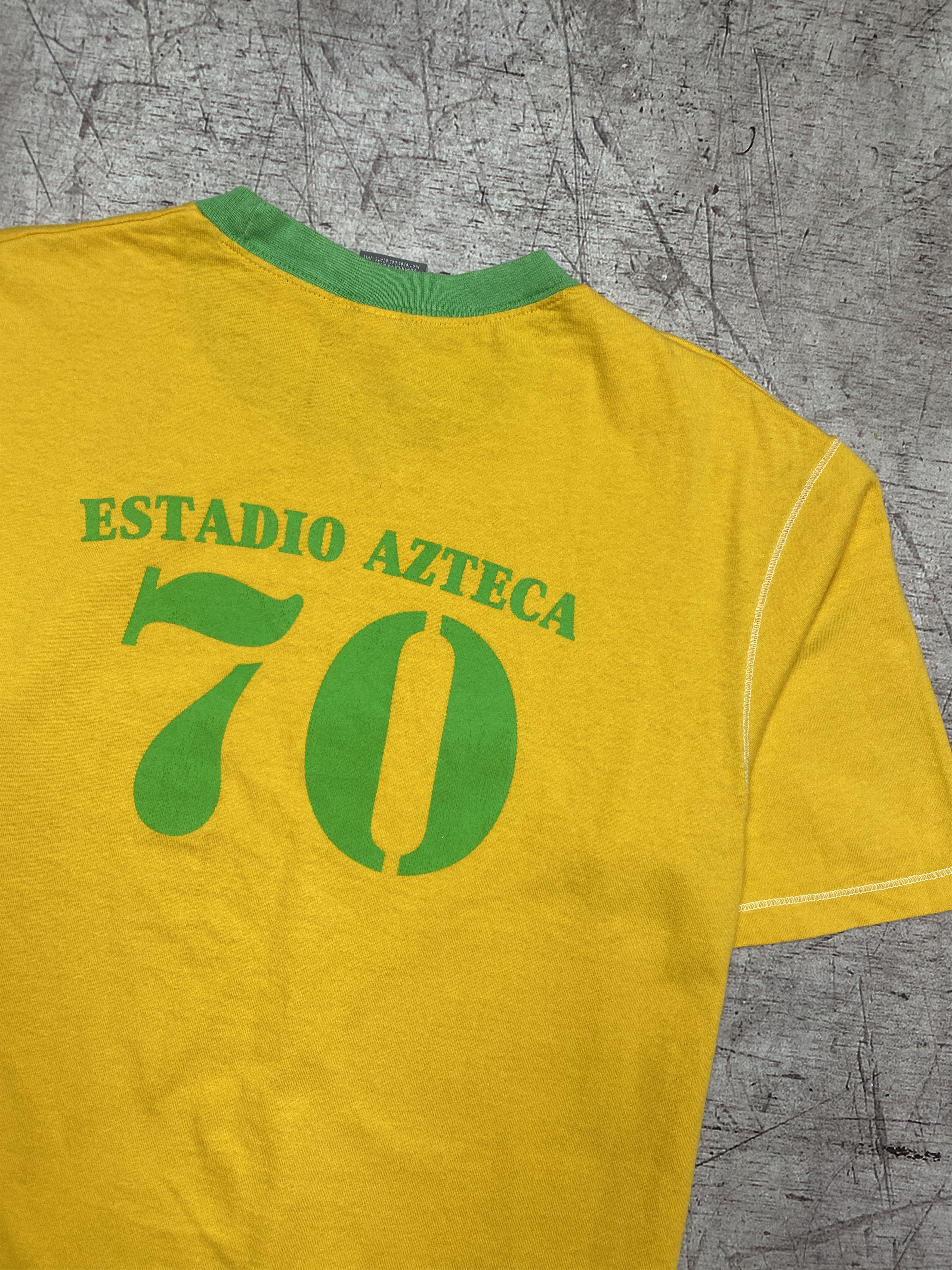 Nike × Vintage Nike Brasil Vintage Mens T-Shirt Estadio Azteca Y2K Size US M / EU 48-50 / 2 - 9 Thumbnail