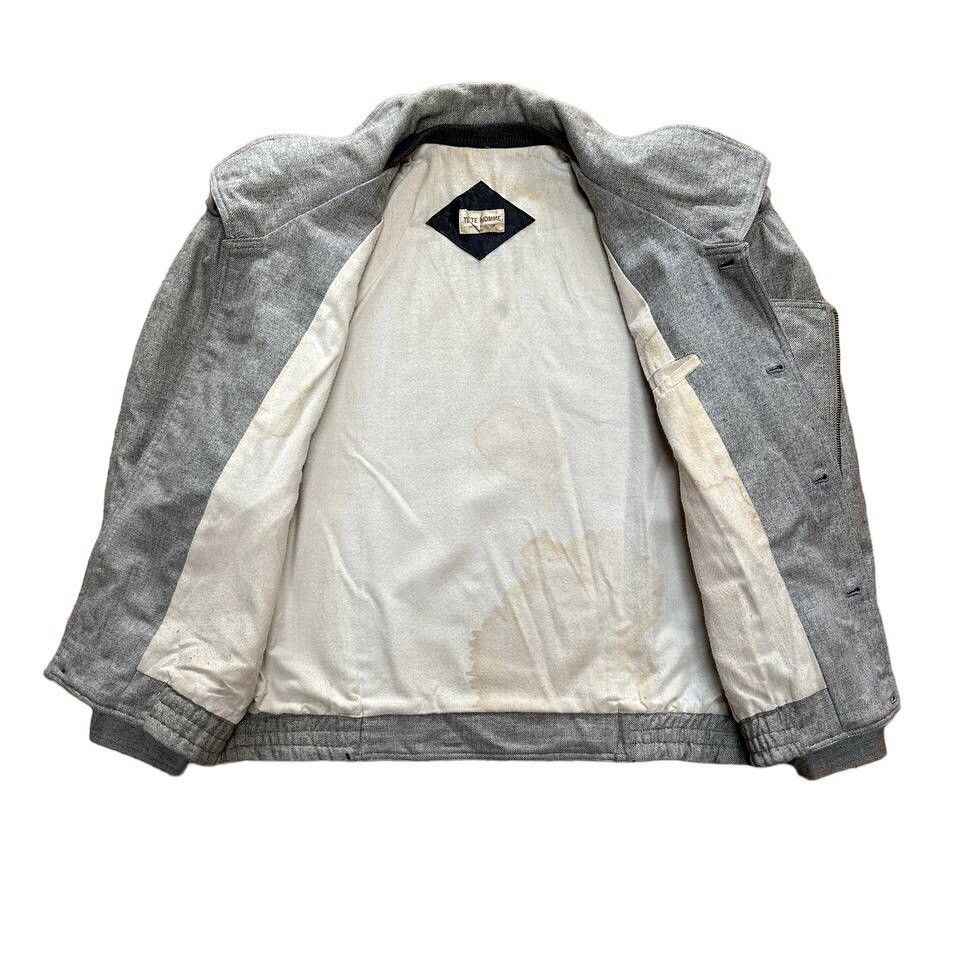Japanese Brand Tete Homme Bomber Jacket Size US L / EU 52-54 / 3 - 11 Thumbnail