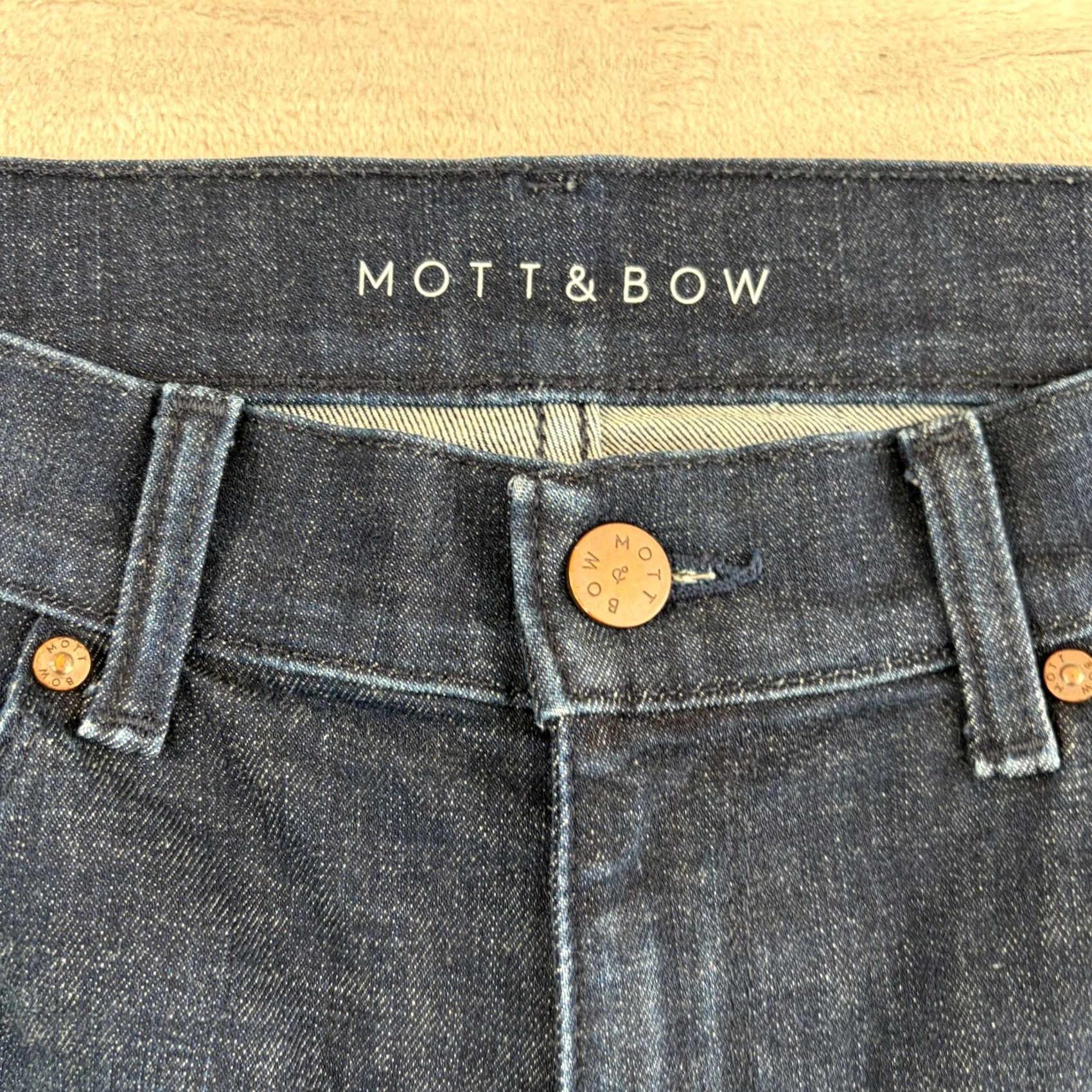 Mott & Bow Mott & Bow Jeans Slim Fit Mercer 32x26 Blue Men Stretch Denim 5-Pocket City Preppy Vintage: No (avoid if not allowed) Size US 32 / EU 48 - 2 Thumbnail