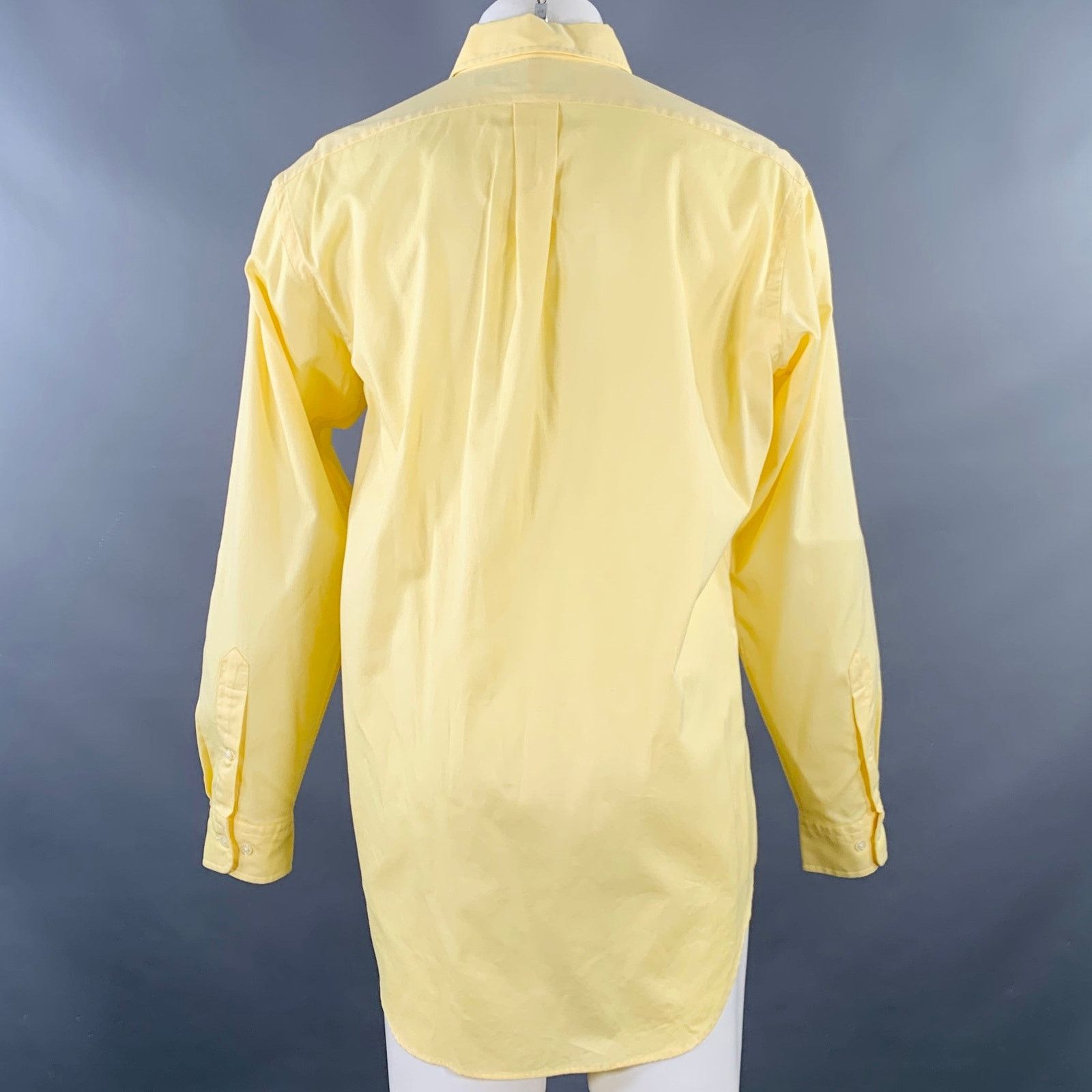Ralph Lauren RALPH LAUREN Yellow Cotton Button Down Collar Long Sleeve Size US M / EU 48-50 / 2 - 3 Thumbnail